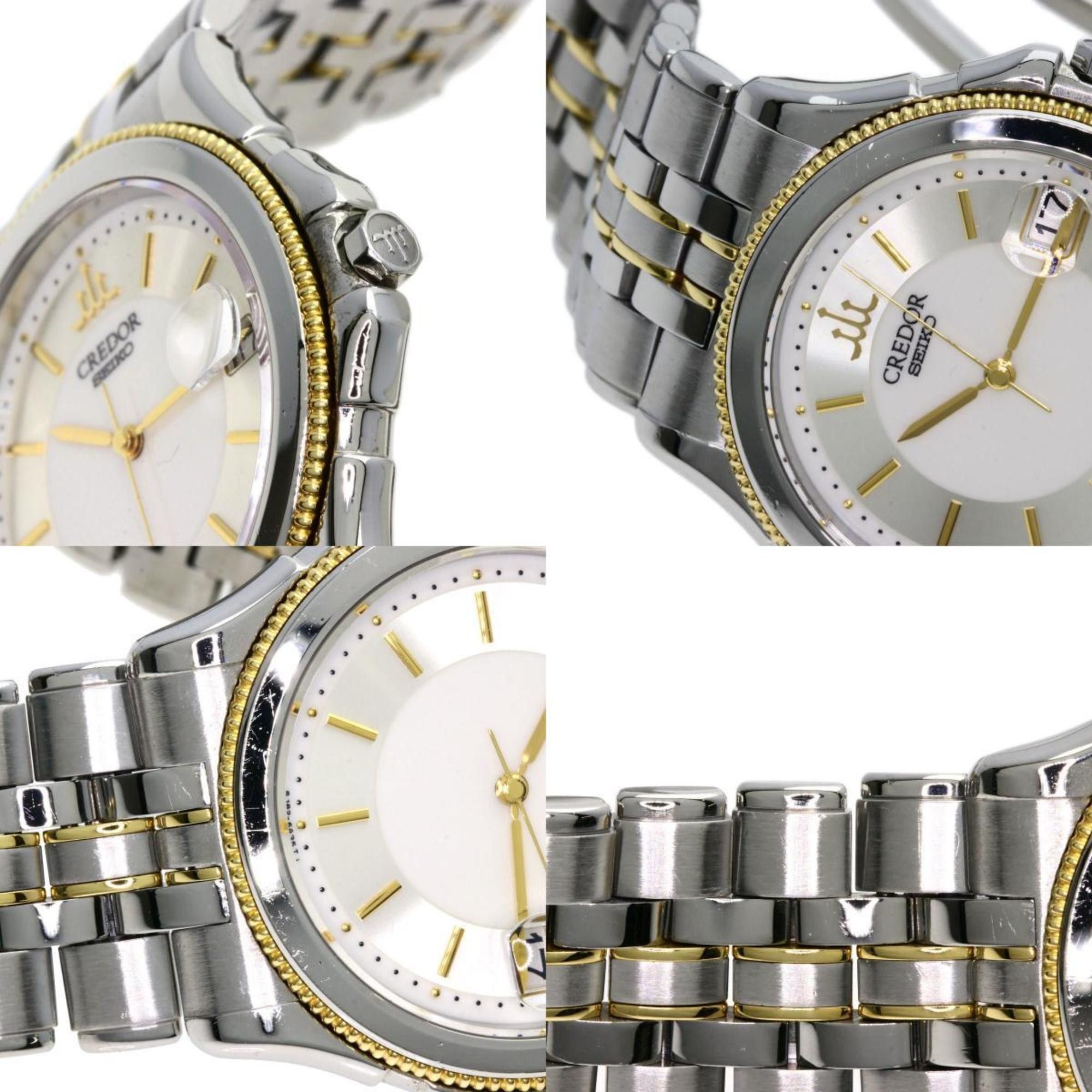 Seiko Seiko GCAX988 8J82-6A30 Credor Watch Stainless Steel SSxK18YG Men's Size ONE SIZE - 7 Thumbnail