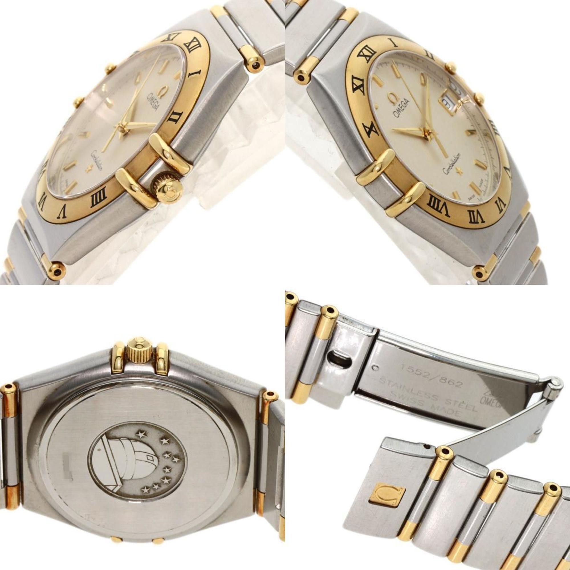 Omega Omega 1312.30 Constellation Watch Stainless Steel SSxK18YG Men's Size ONE SIZE - 5 Thumbnail