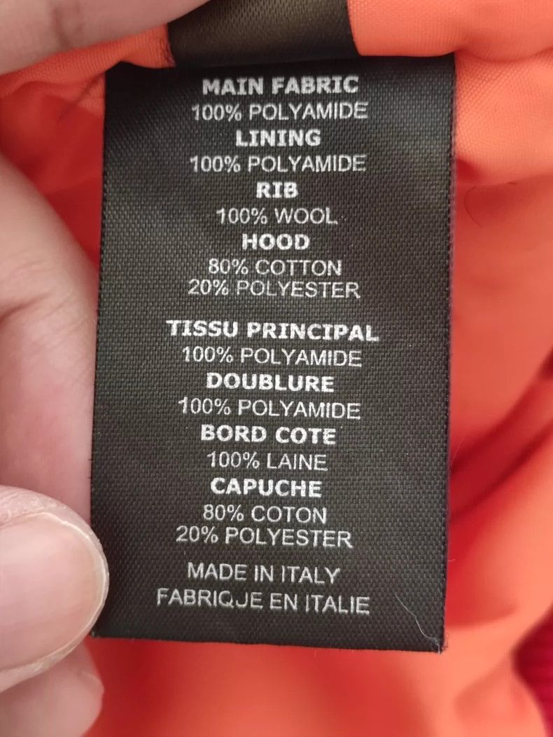 Vetements Red Hooded Bomber Jacket Bombers