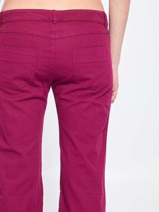 Balenciaga BALENCIAGA Women Straight Pants 56473 PINK Size 28" / US 6 / IT 42 - 3 Thumbnail