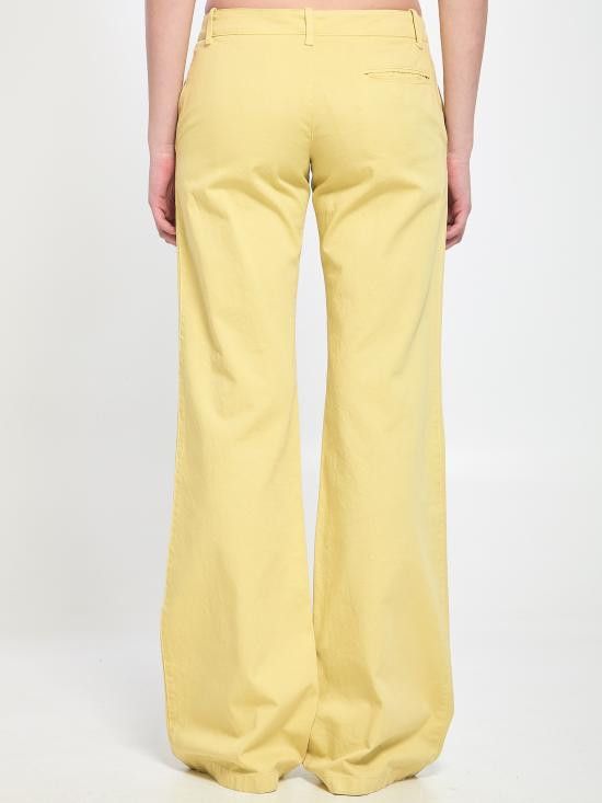 Marni MARNI Women Straight Pants 20305040 YELLOW Size 27" / US 4 / IT 40 - 2 Thumbnail