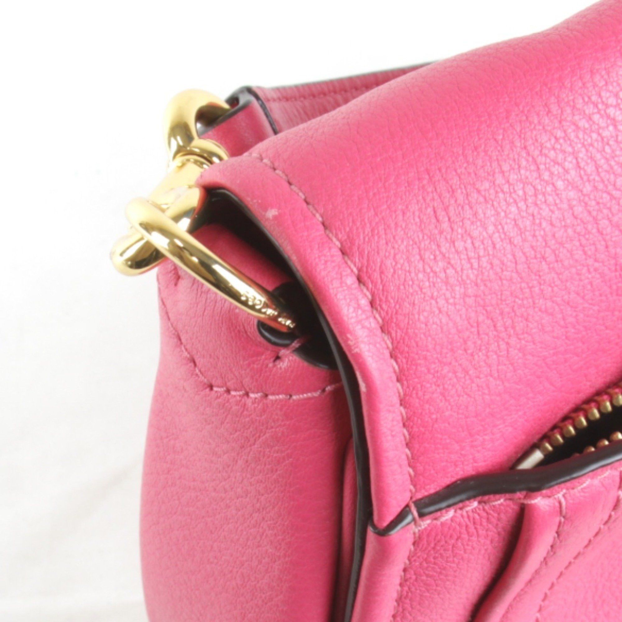 Marc Jacobs MARC JACOBS Shoulder Bag Leather Pink Women's Size ONE SIZE - 8 Thumbnail