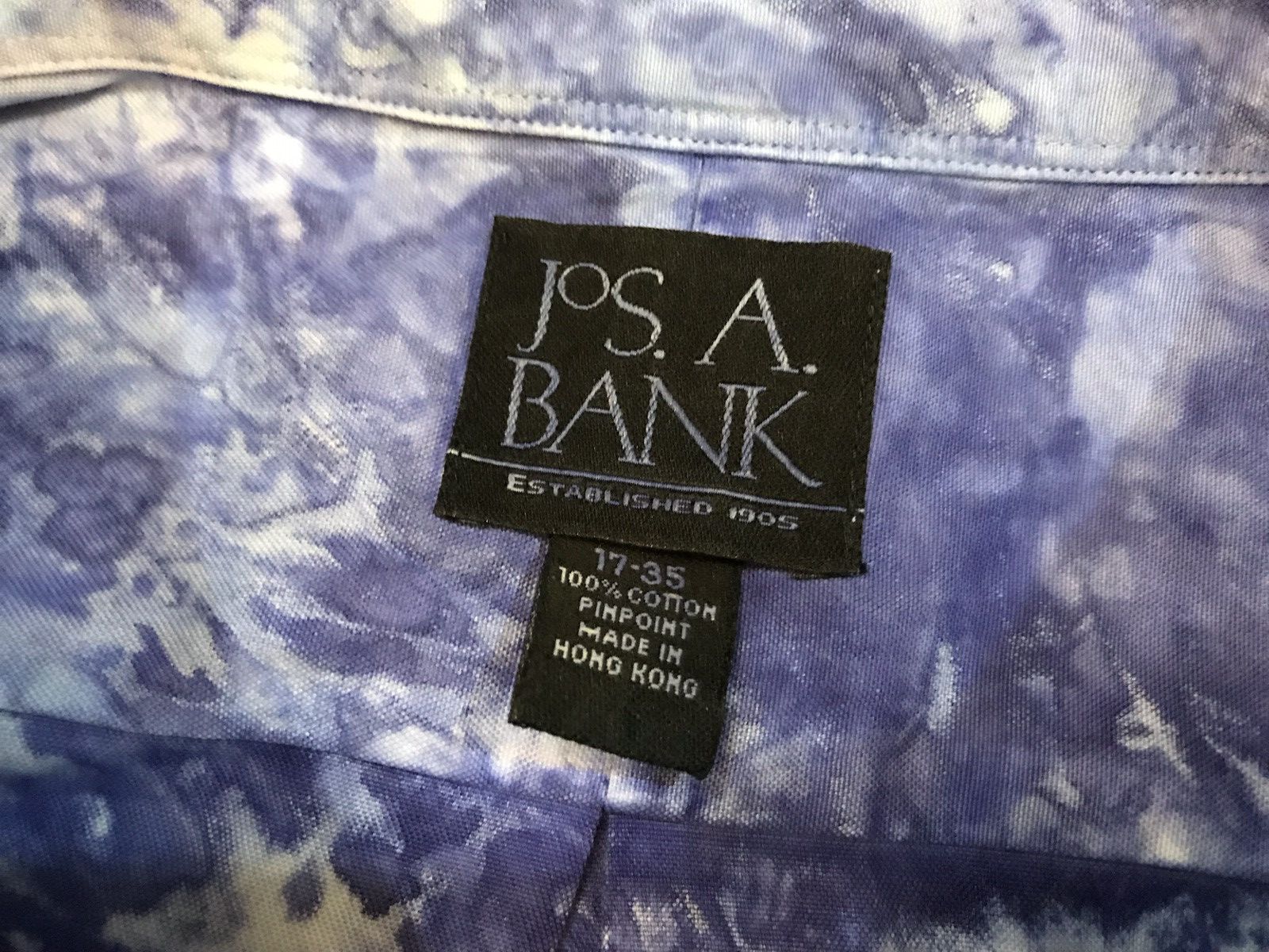 Jos. A. Bank Limited Edition Jos. A. Bank Spiral Tie Dye Shirt Size US XL / EU 56 / 4 - 3 Thumbnail