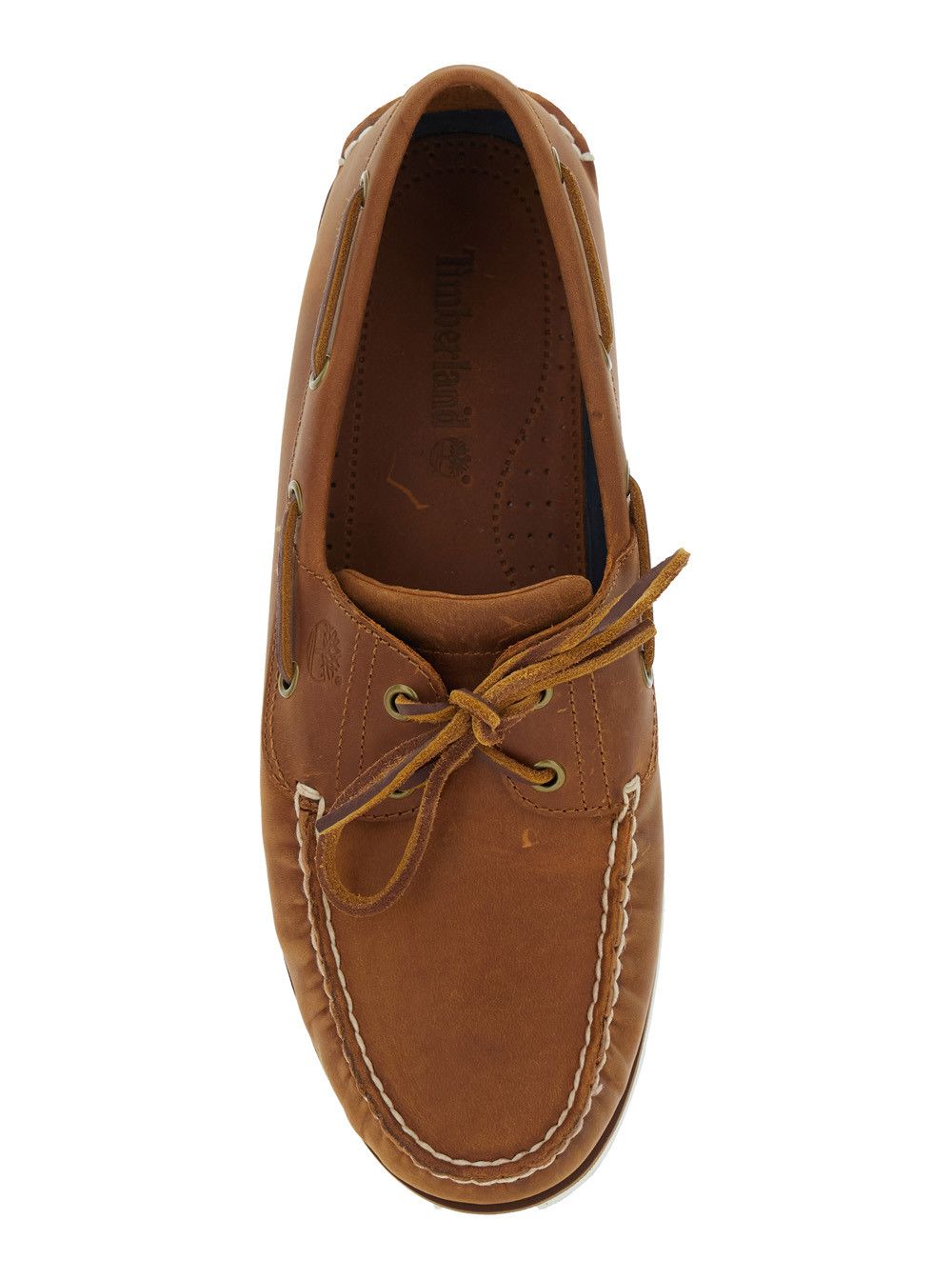 Timberland Brown Loafers with Bow Detail on the Front and Embossed Logo on the Side in Leather Man Size US 10 / EU 43 - 4 Thumbnail