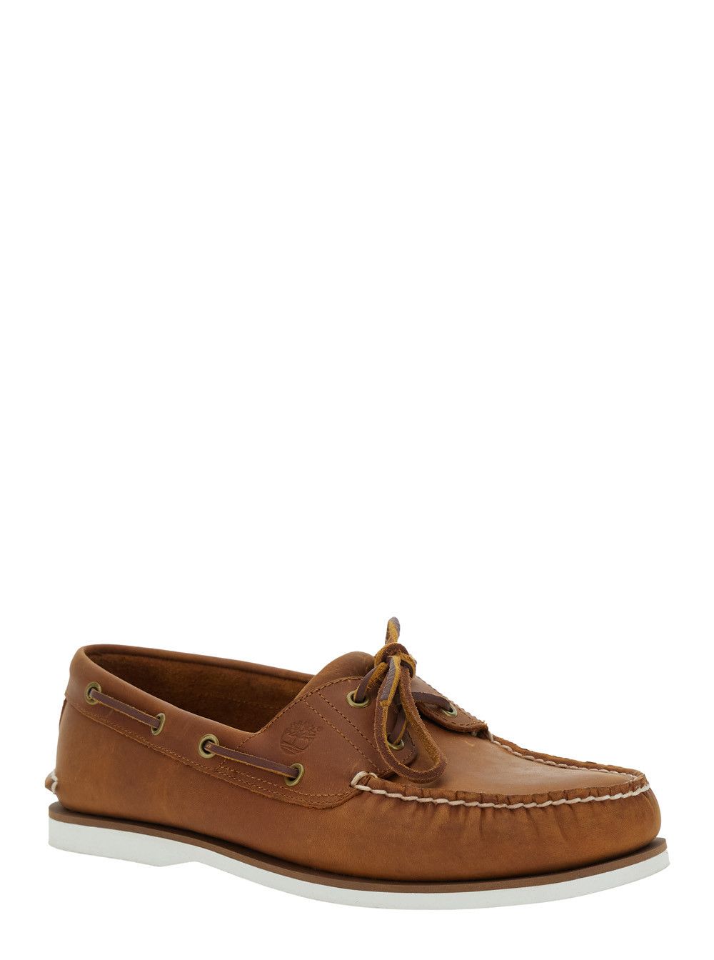 Timberland Brown Loafers with Bow Detail on the Front and Embossed Logo on the Side in Leather Man Size US 9.5 / EU 42-43 - 2 Thumbnail