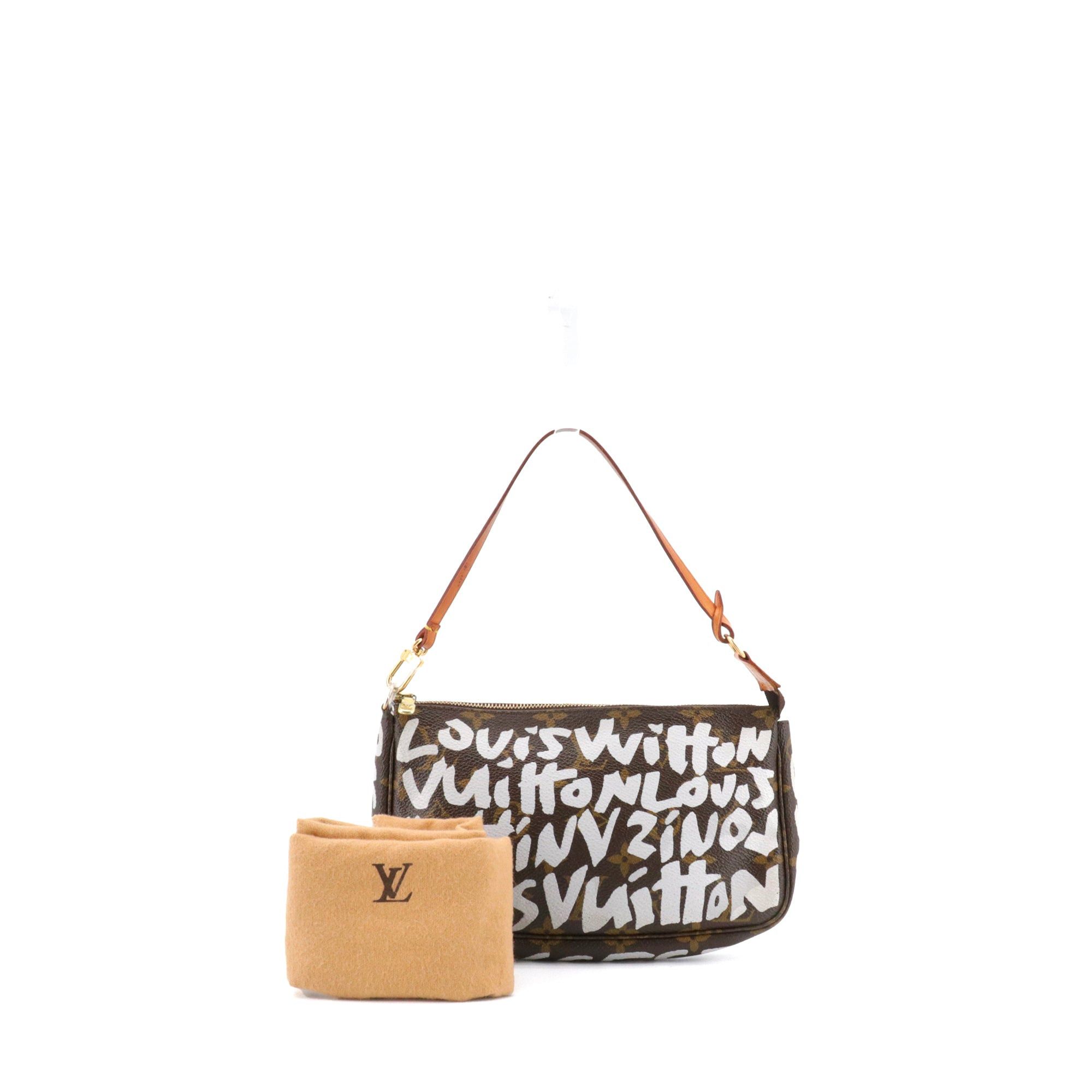 Louis Vuitton LOUIS VUITTON - Louis Vuitton x Stephen Sprouse Accessories Pouch in graffiti monogram canvas Size ONE SIZE - 11 Thumbnail