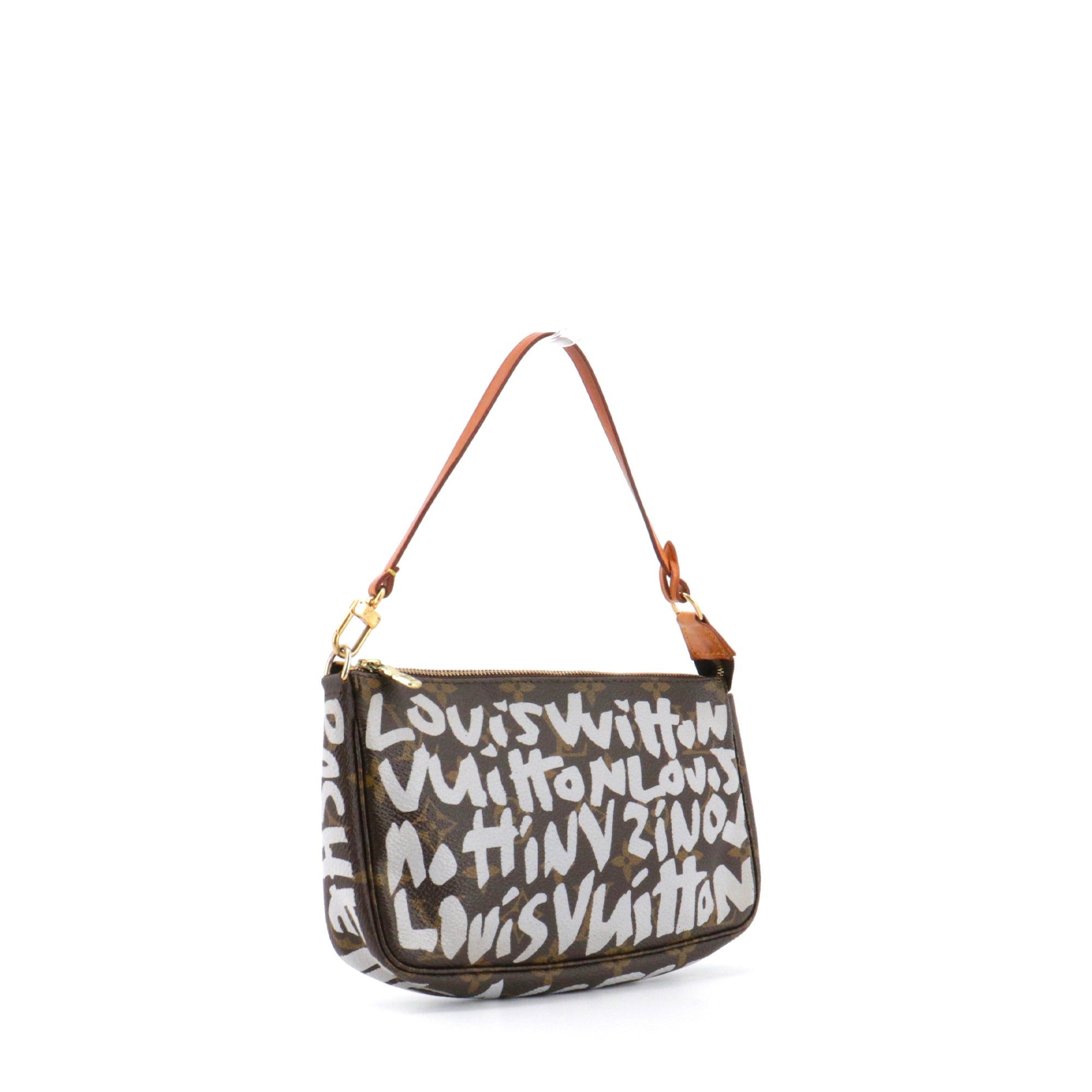 Louis Vuitton LOUIS VUITTON - Louis Vuitton x Stephen Sprouse Accessories Pouch in graffiti monogram canvas Size ONE SIZE - 2 Thumbnail