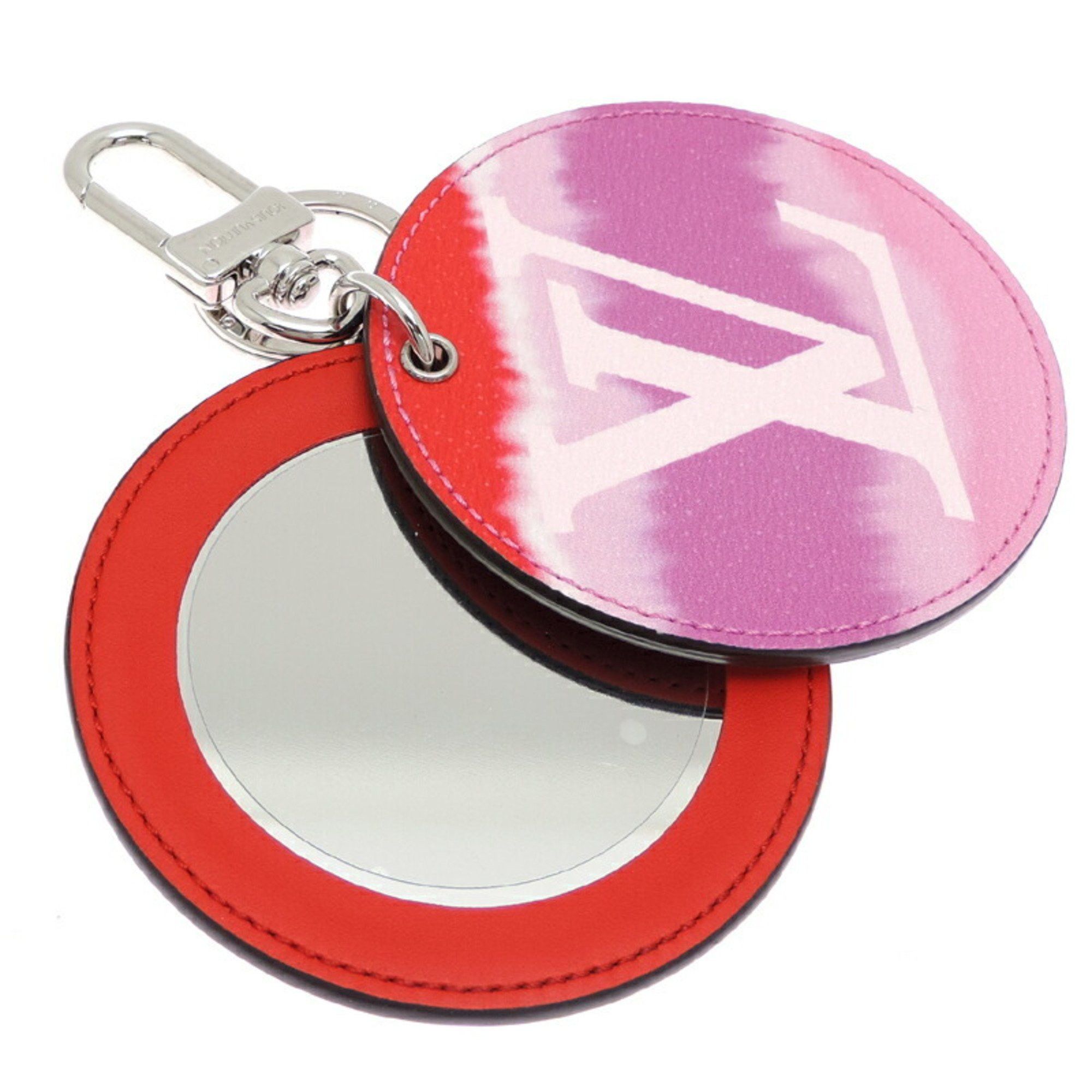 Louis Vuitton Louis Vuitton Portecle Miroir Initial Women's and Men's Keychain M69291 Monogram Escar Pink Size ONE SIZE - 3 Thumbnail