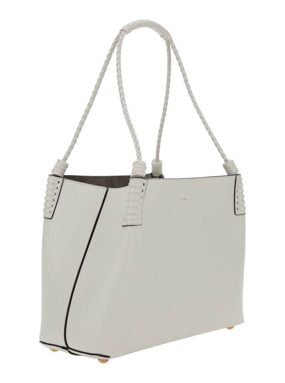 Etro 'Libra Small' White Shoulder Bag with Maxi Logo on the Front in Leather Woman Size ONE SIZE - 3 Thumbnail