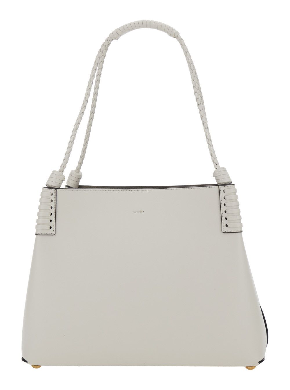 Etro 'Libra Small' White Shoulder Bag with Maxi Logo on the Front in Leather Woman Size ONE SIZE - 4 Thumbnail