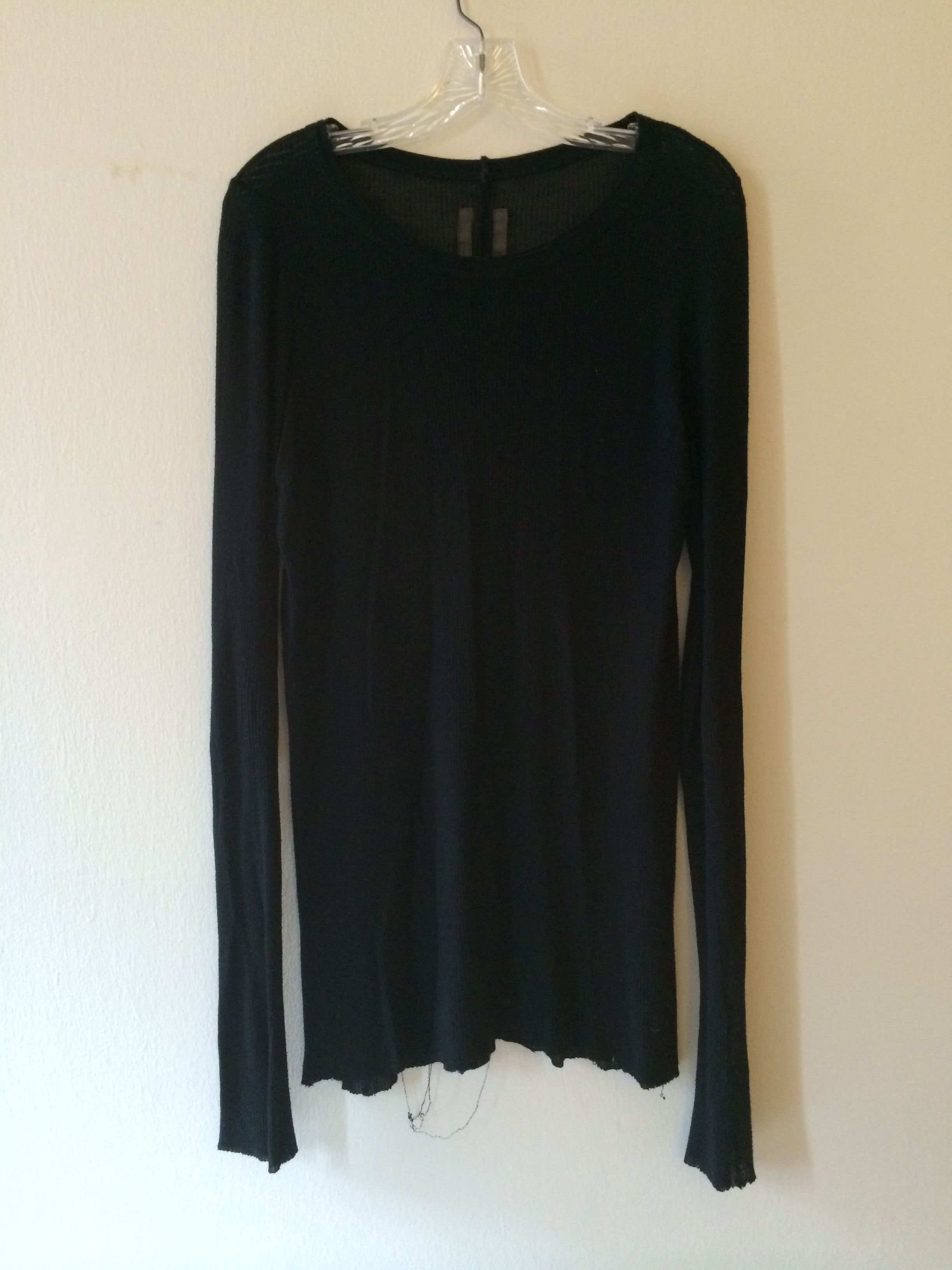 Long Sleeve Ribbed T-Shirt