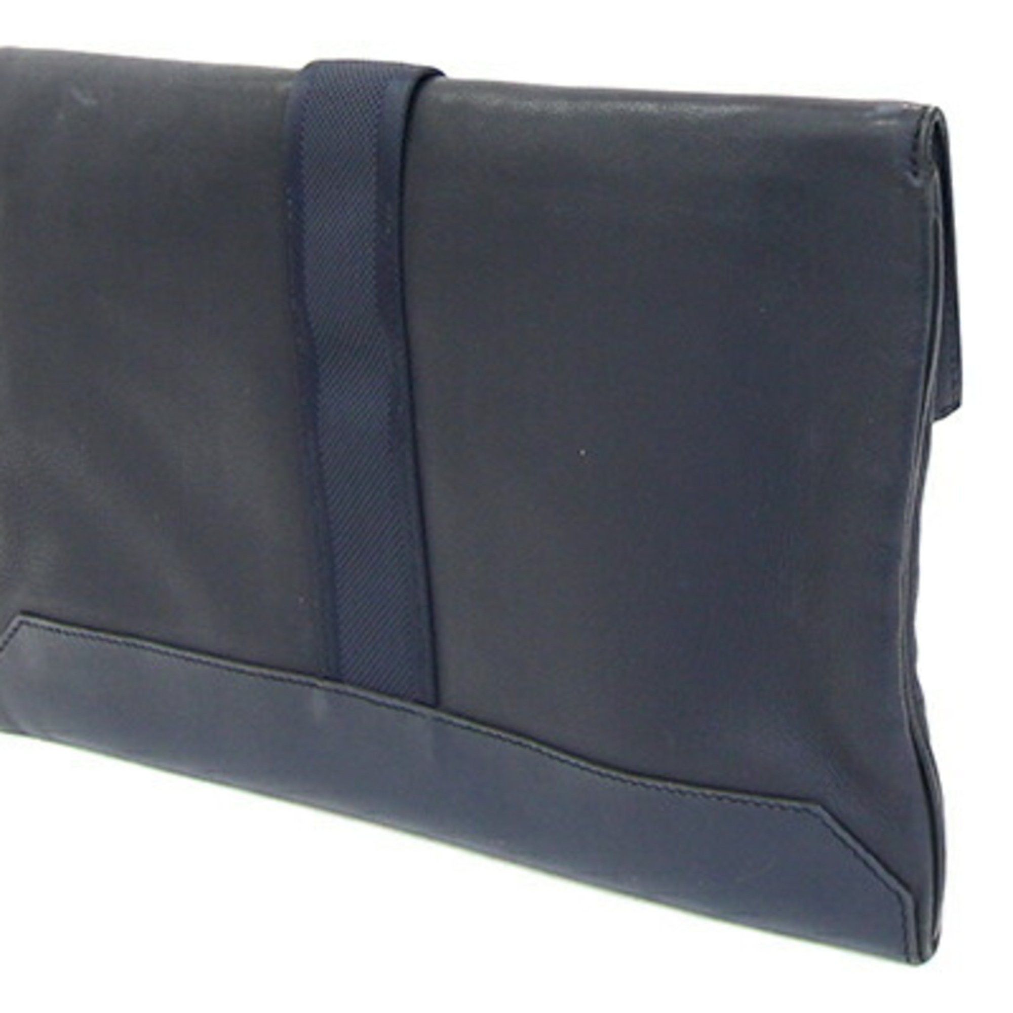 Hermes Hermes Clutch Bag City Slide Black Navy X Stamp 2016 Manufactured Second Men's HERMES Size ONE SIZE - 2 Thumbnail