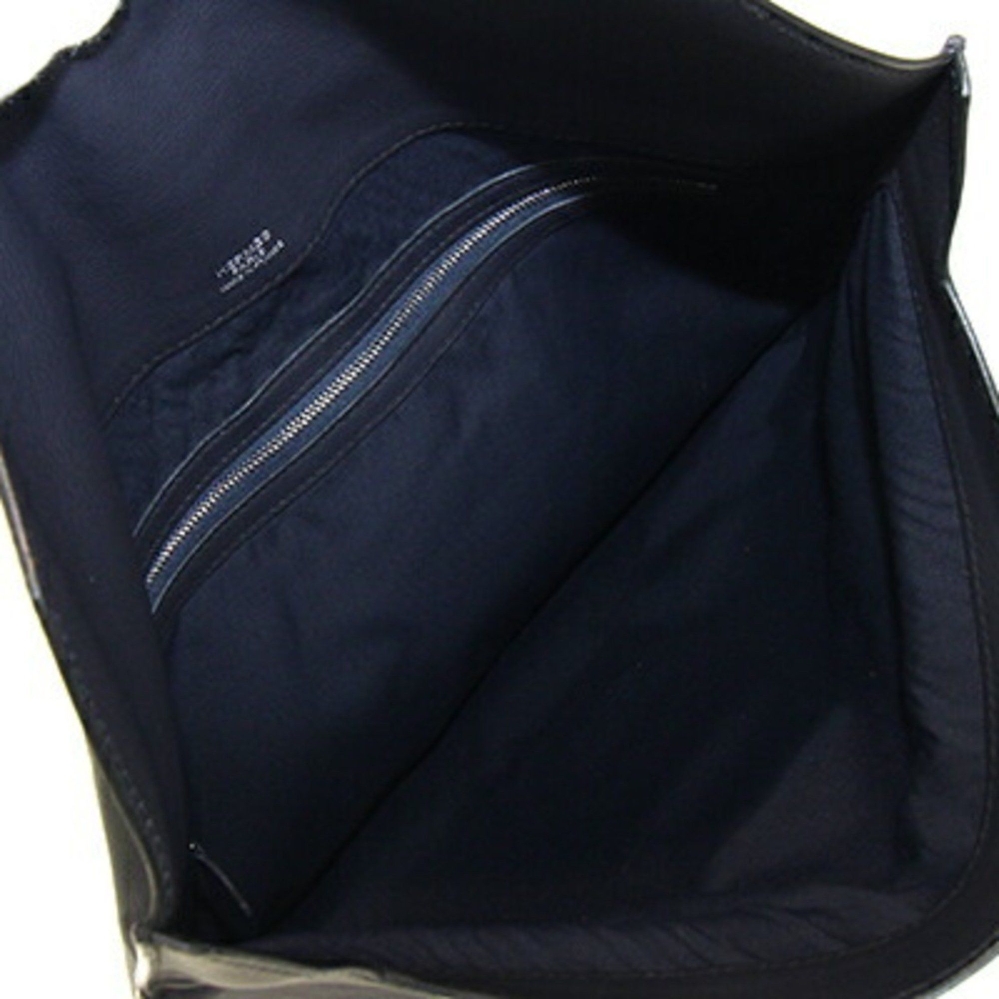 Hermes Hermes Clutch Bag City Slide Black Navy X Stamp 2016 Manufactured Second Men's HERMES Size ONE SIZE - 3 Thumbnail