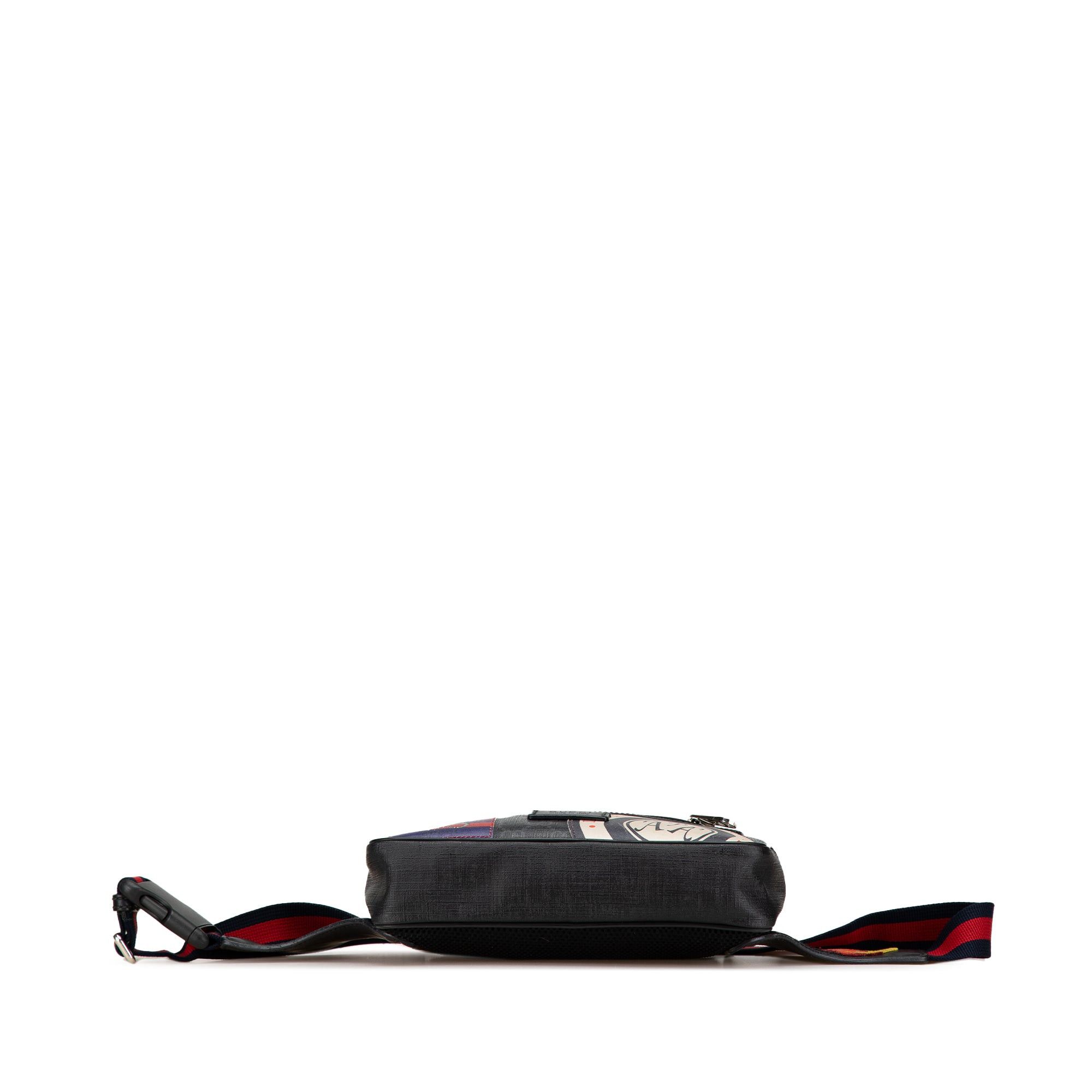 Gucci Gucci GG Supreme Web Night Courier Belt Bag Black Size ONE SIZE - 3 Thumbnail