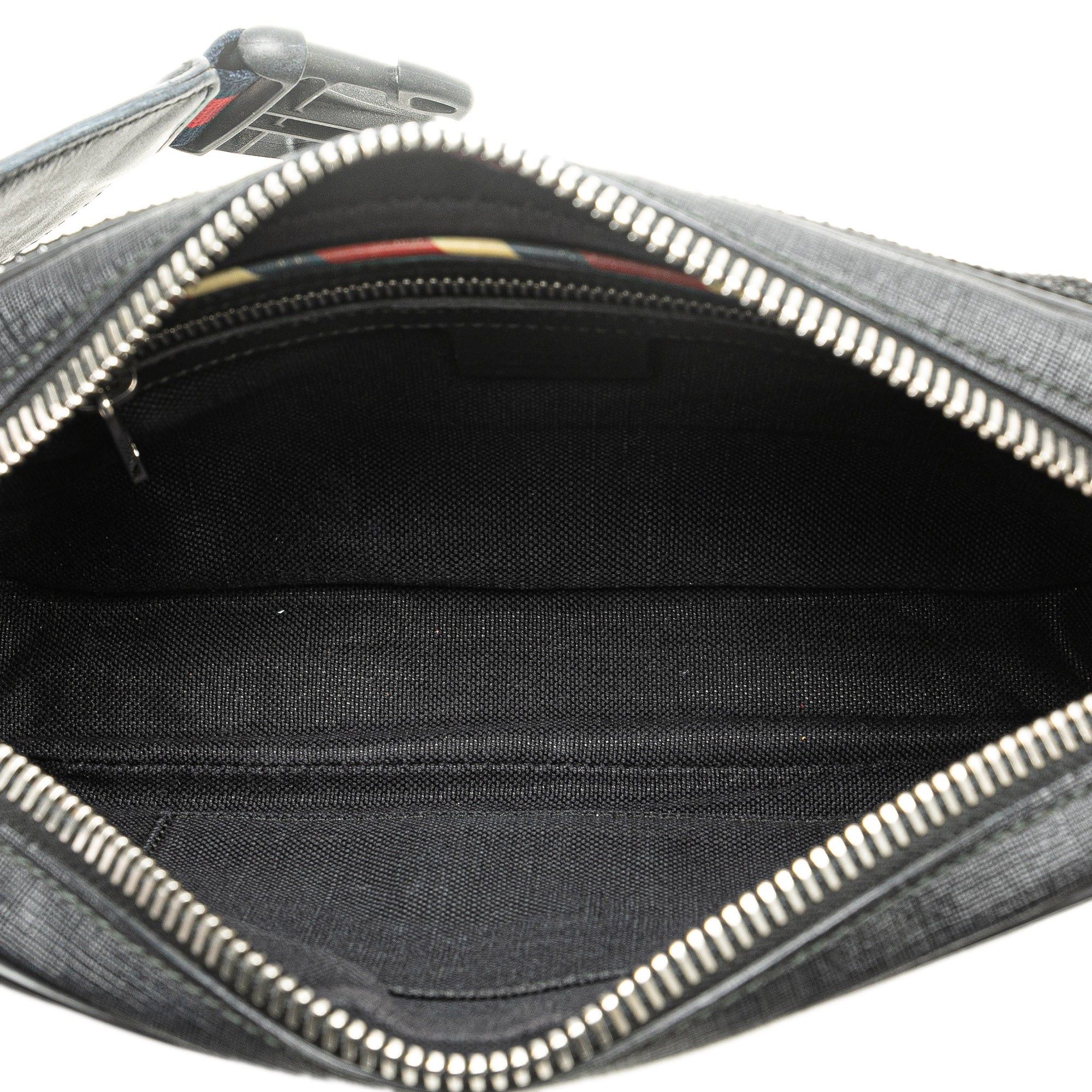 Gucci Gucci GG Supreme Web Night Courier Belt Bag Black Size ONE SIZE - 4 Thumbnail