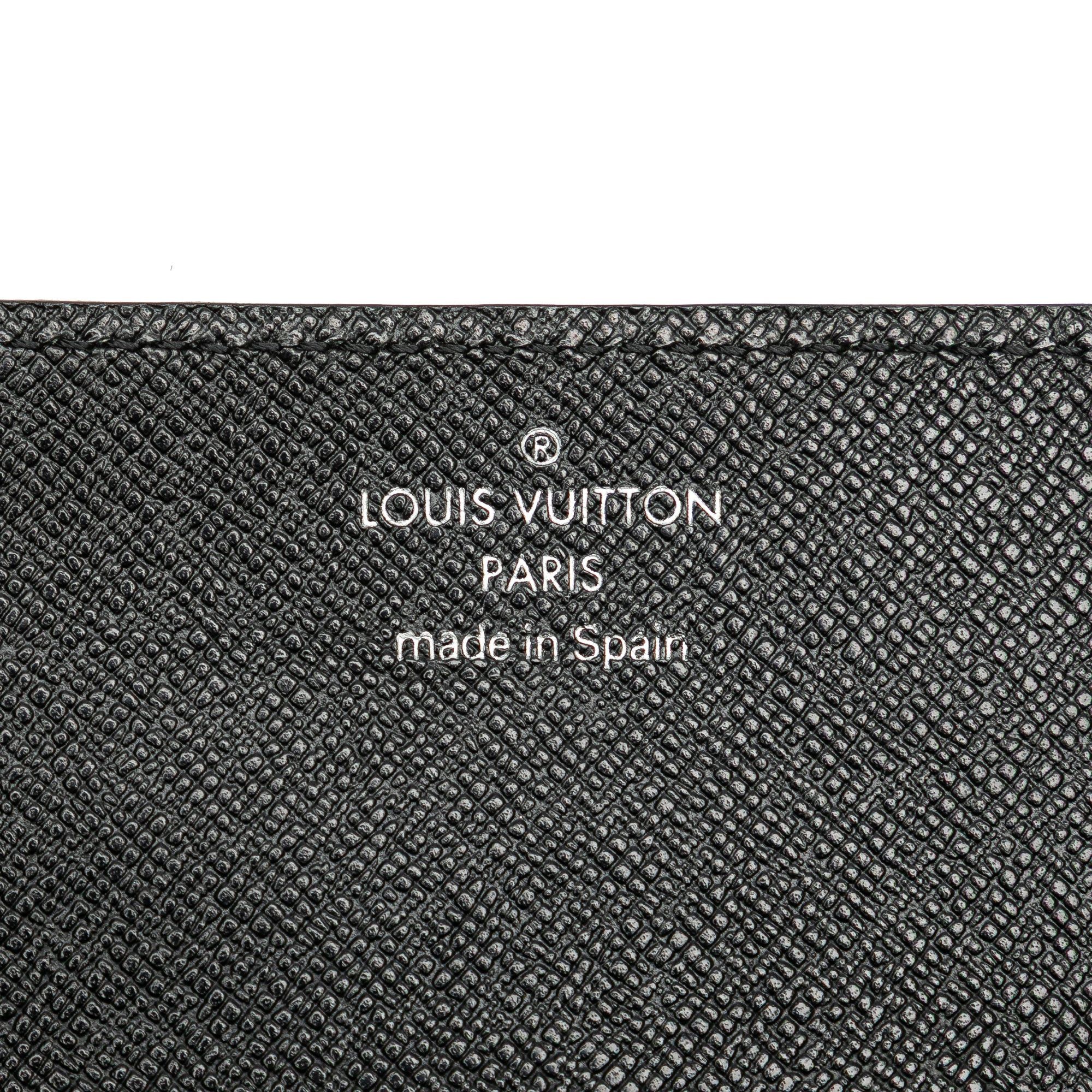 Louis Vuitton Louis Vuitton Taiga Business Card Holder Black Size ONE SIZE - 5 Thumbnail