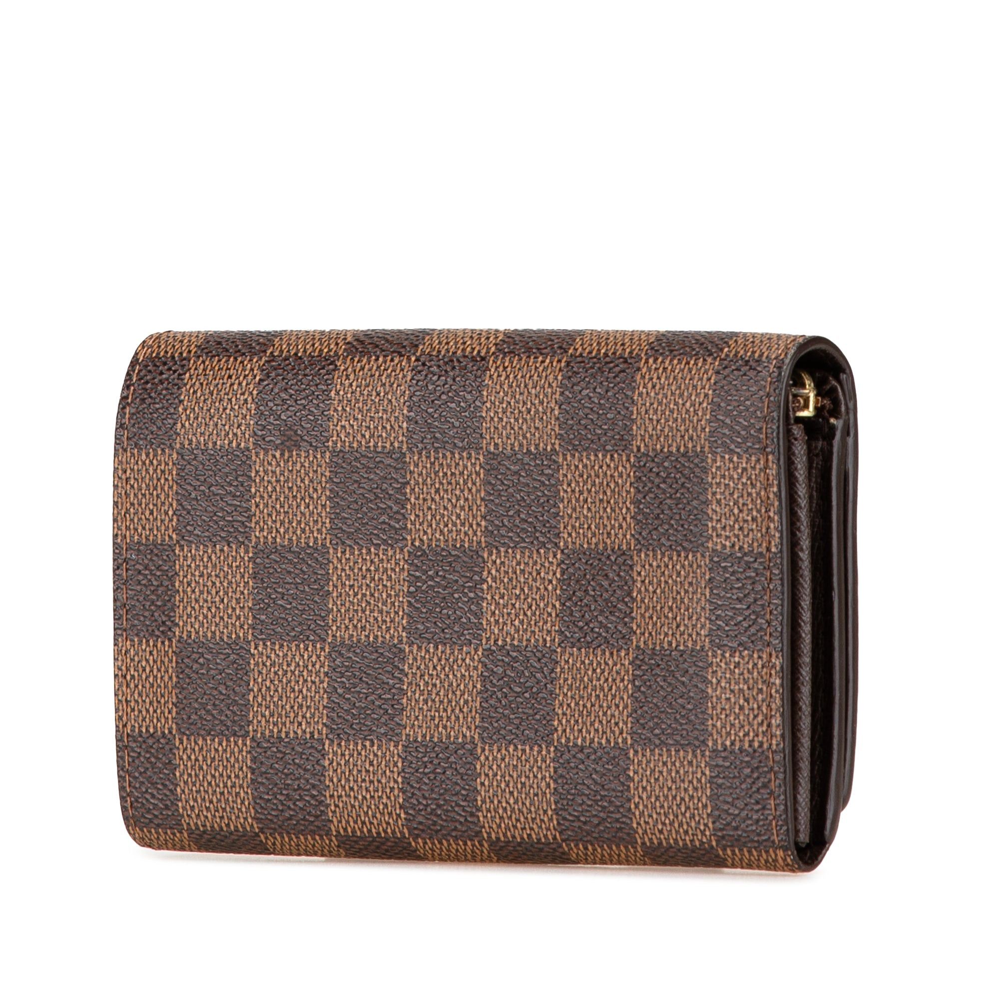 Louis Vuitton Louis Vuitton Damier Ebene Coin Purse Billets Tresor Brown Size ONE SIZE - 2 Thumbnail
