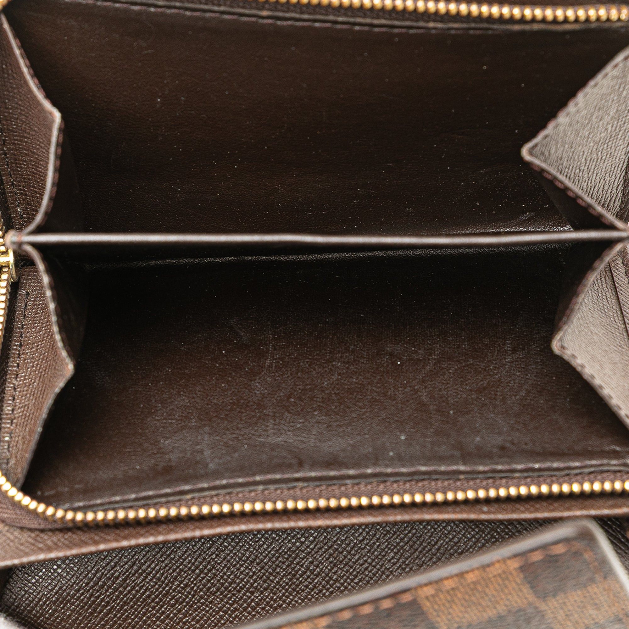 Louis Vuitton Louis Vuitton Damier Ebene Coin Purse Billets Tresor Brown Size ONE SIZE - 4 Thumbnail