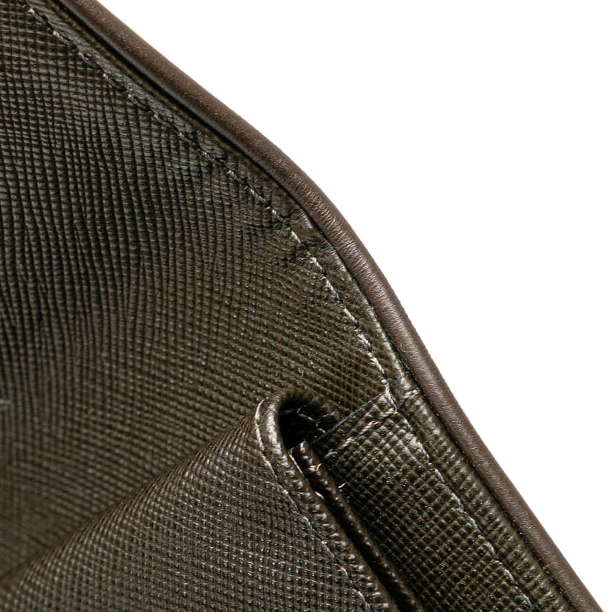 Louis Vuitton Louis Vuitton Monogram Mini Lin Porte Tresor International Gray Size ONE SIZE - 10 Thumbnail