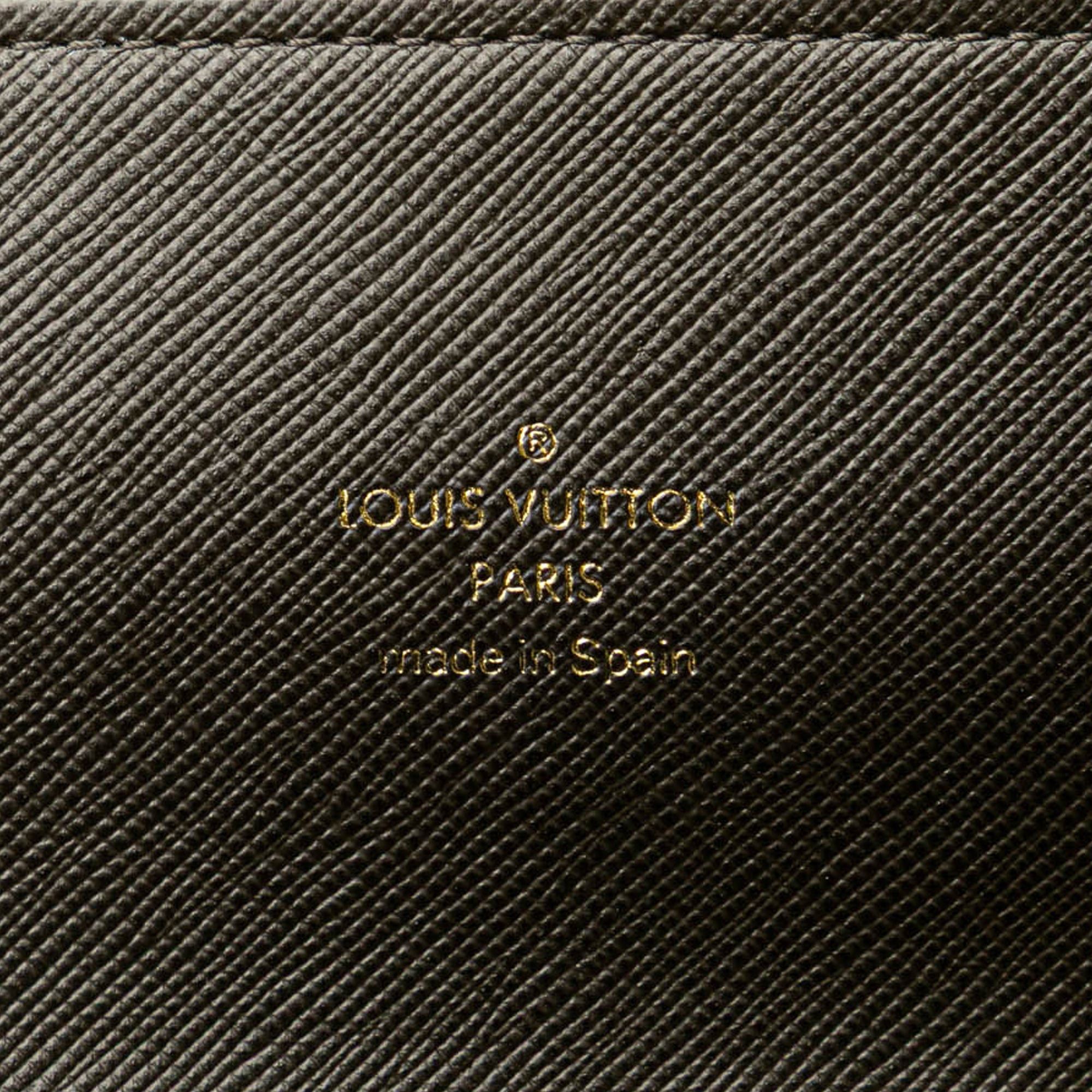 Louis Vuitton Louis Vuitton Monogram Mini Lin Porte Tresor International Gray Size ONE SIZE - 7 Thumbnail