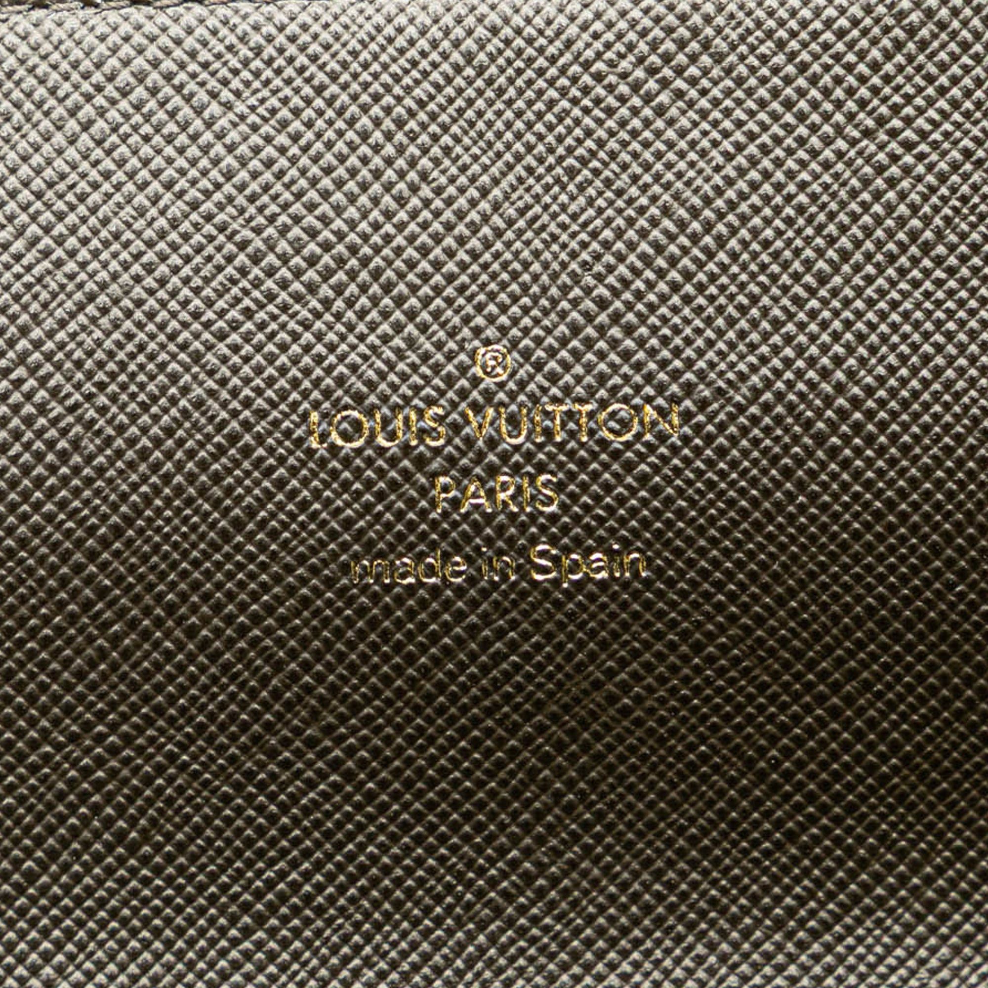 Louis Vuitton Louis Vuitton Monogram Mini Lin Porte Tresor International Gray Size ONE SIZE - 6 Thumbnail