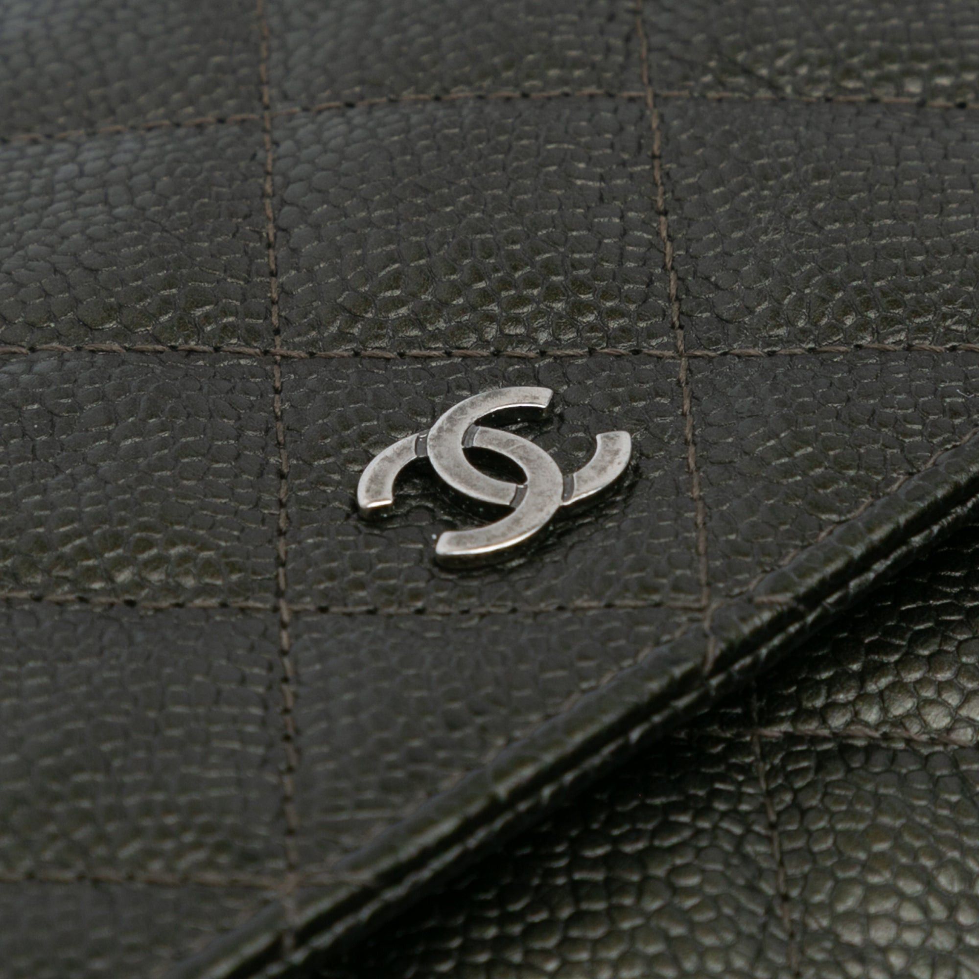 Chanel Chanel CC Quilted Caviar Wallet on Chain Black Size ONE SIZE - 9 Thumbnail