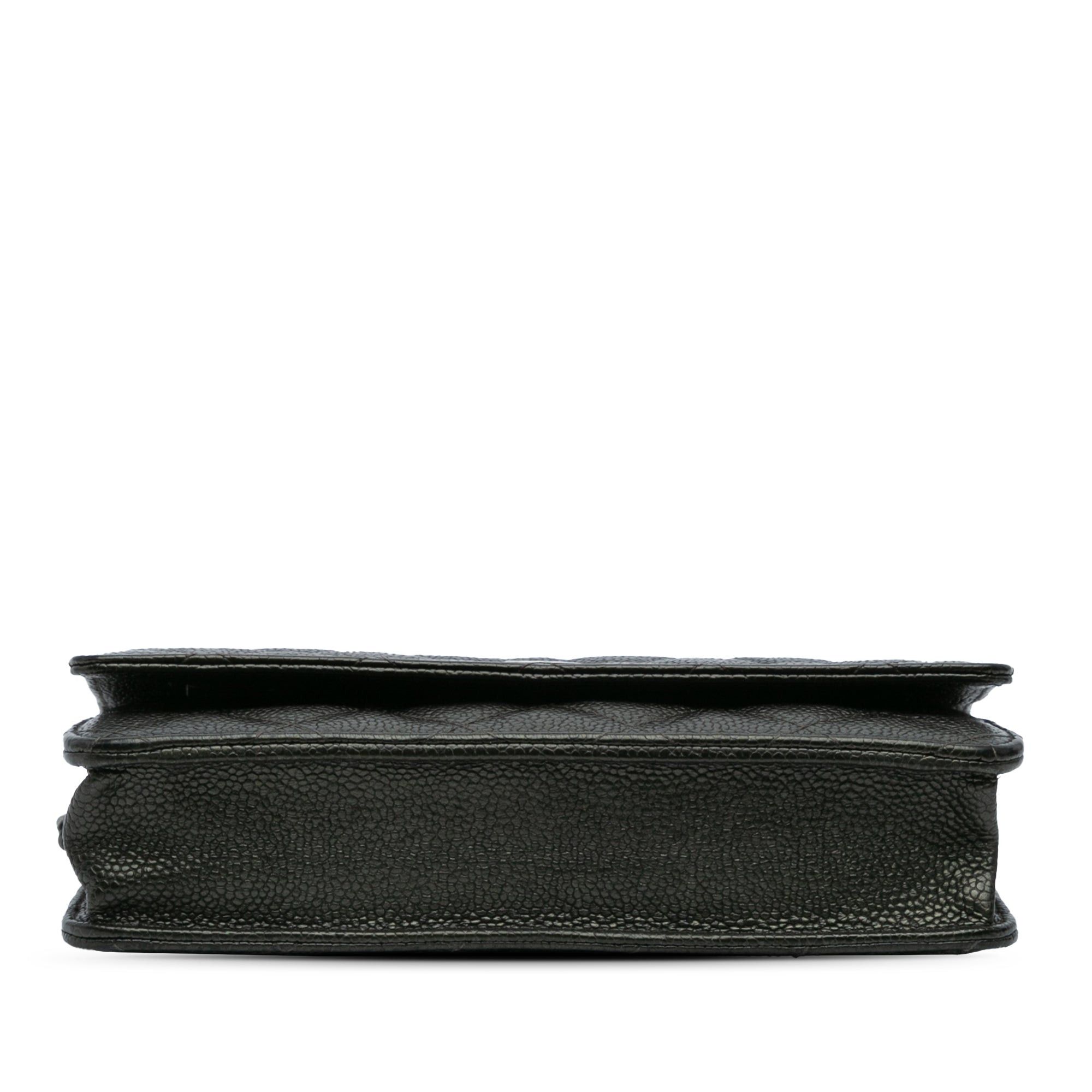 Chanel Chanel CC Quilted Caviar Wallet on Chain Black Size ONE SIZE - 3 Thumbnail