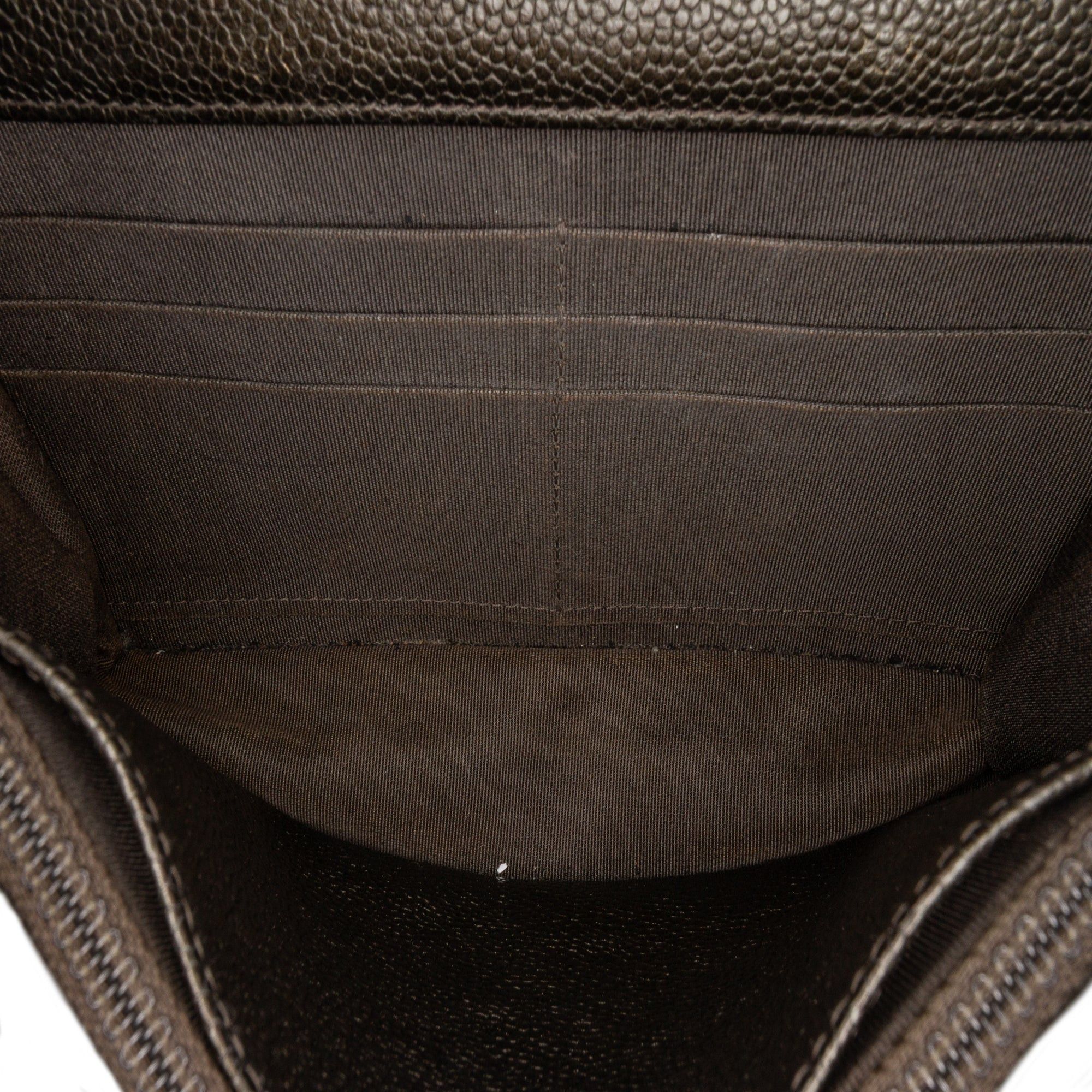 Chanel Chanel CC Quilted Caviar Wallet on Chain Black Size ONE SIZE - 4 Thumbnail