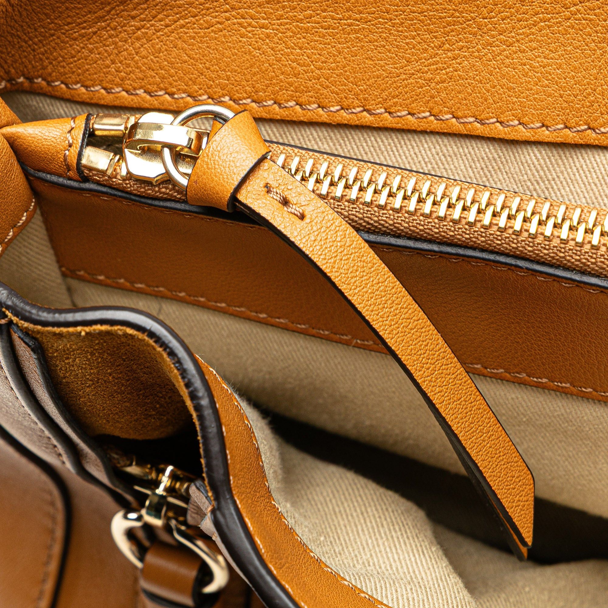 Chloe Chloé Small Leather Faye Day Satchel Brown Size ONE SIZE - 13 Thumbnail