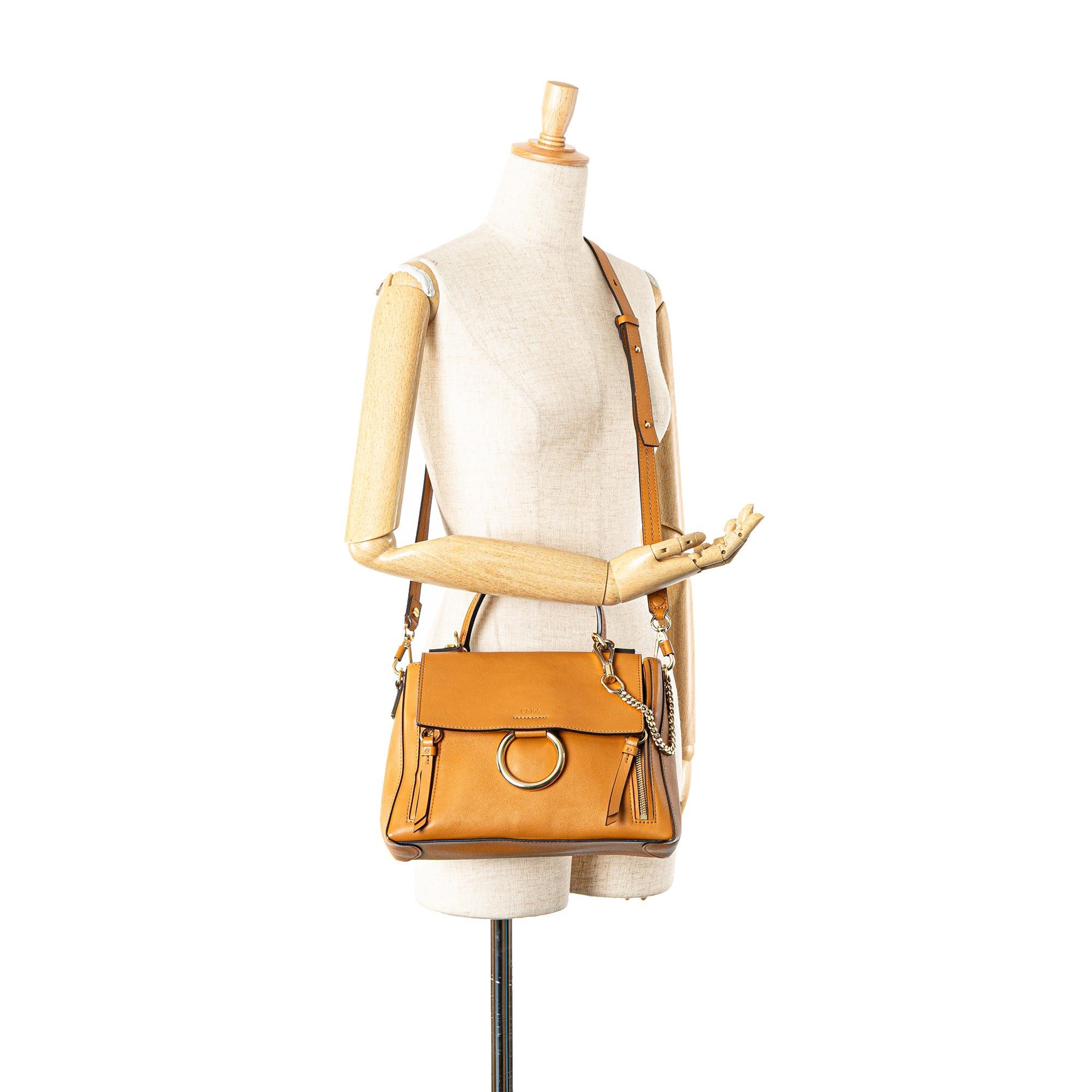 Chloe Chloé Small Leather Faye Day Satchel Brown Size ONE SIZE - 15 Thumbnail