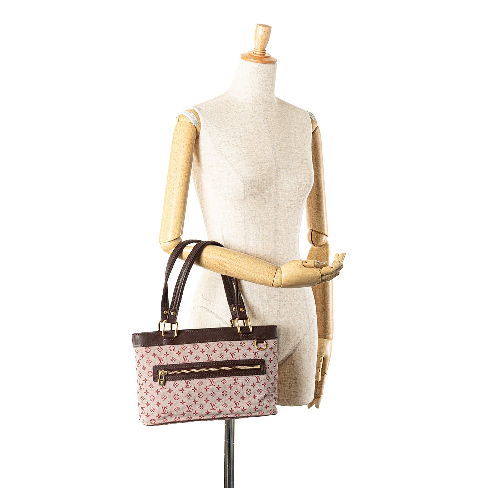 Louis Vuitton Louis Vuitton Monogram Mini Lin Lucille PM Red Size ONE SIZE - 13 Thumbnail