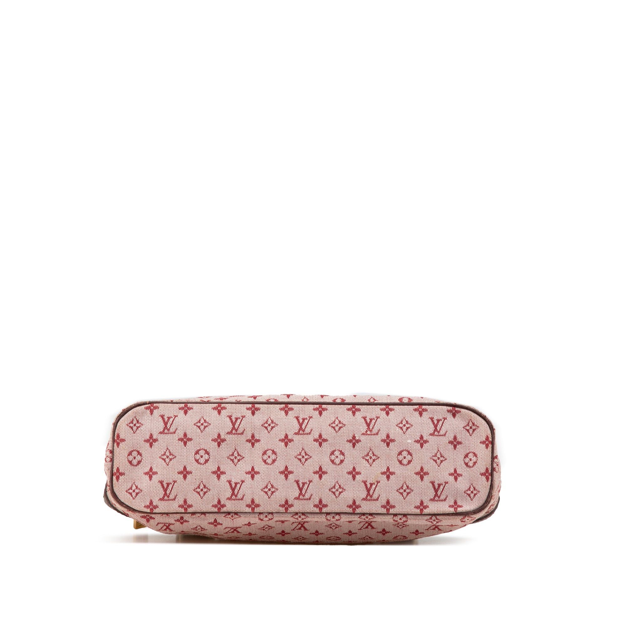 Louis Vuitton Louis Vuitton Monogram Mini Lin Lucille PM Red Size ONE SIZE - 3 Thumbnail