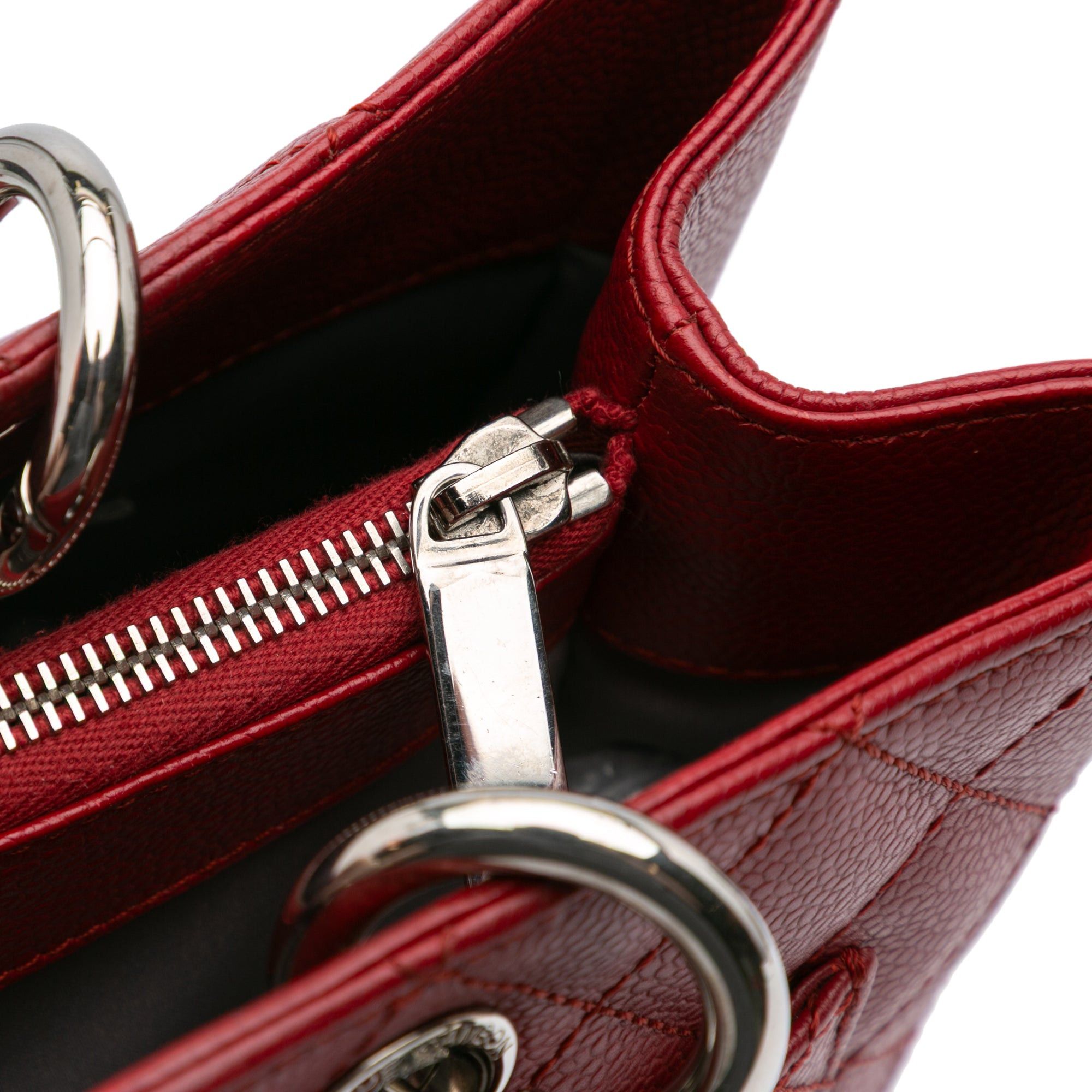 Chanel Chanel Caviar Grand Shopping Tote Red Size ONE SIZE - 7 Thumbnail
