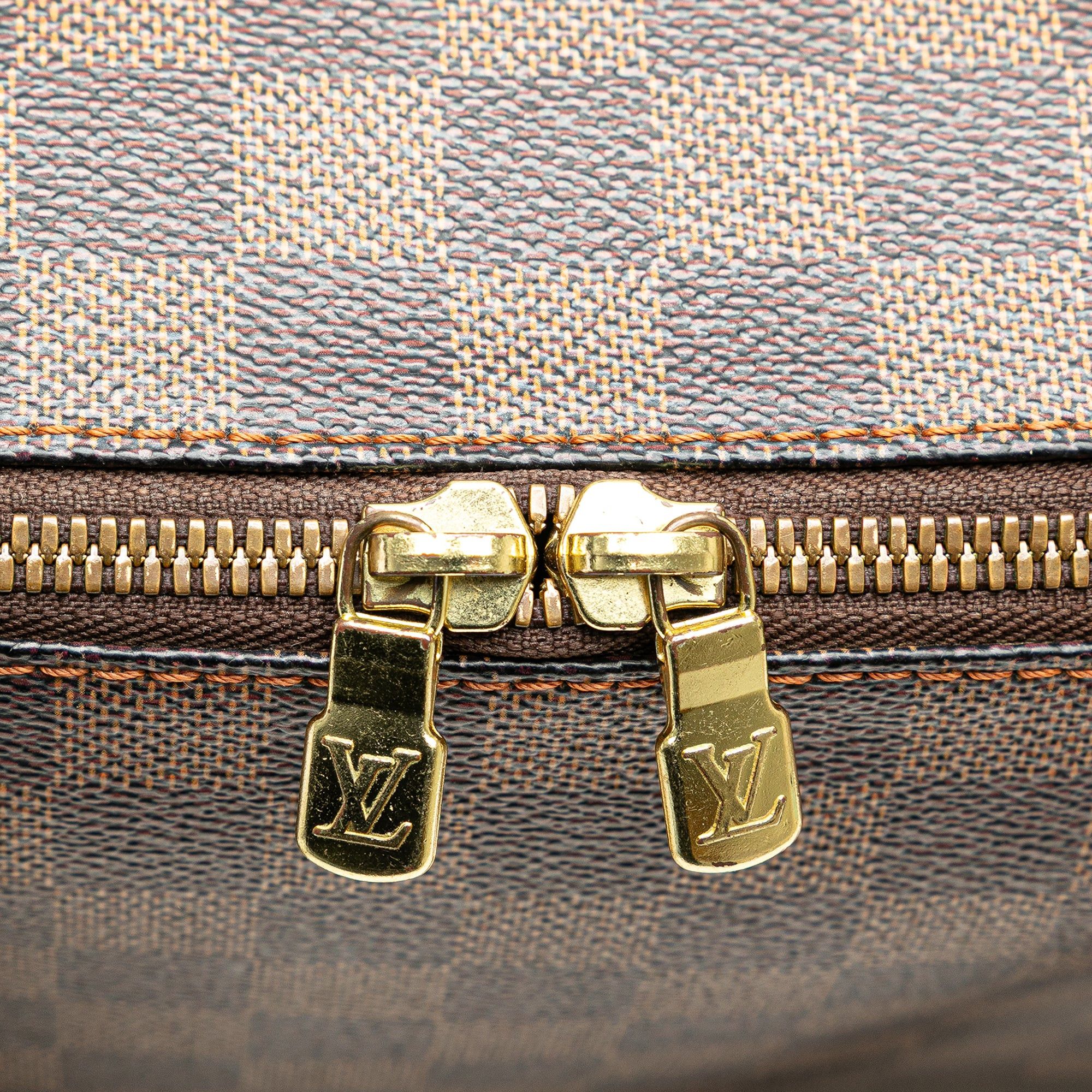 Louis Vuitton Louis Vuitton Damier Ebene Ribera MM Brown Size ONE SIZE - 8 Thumbnail