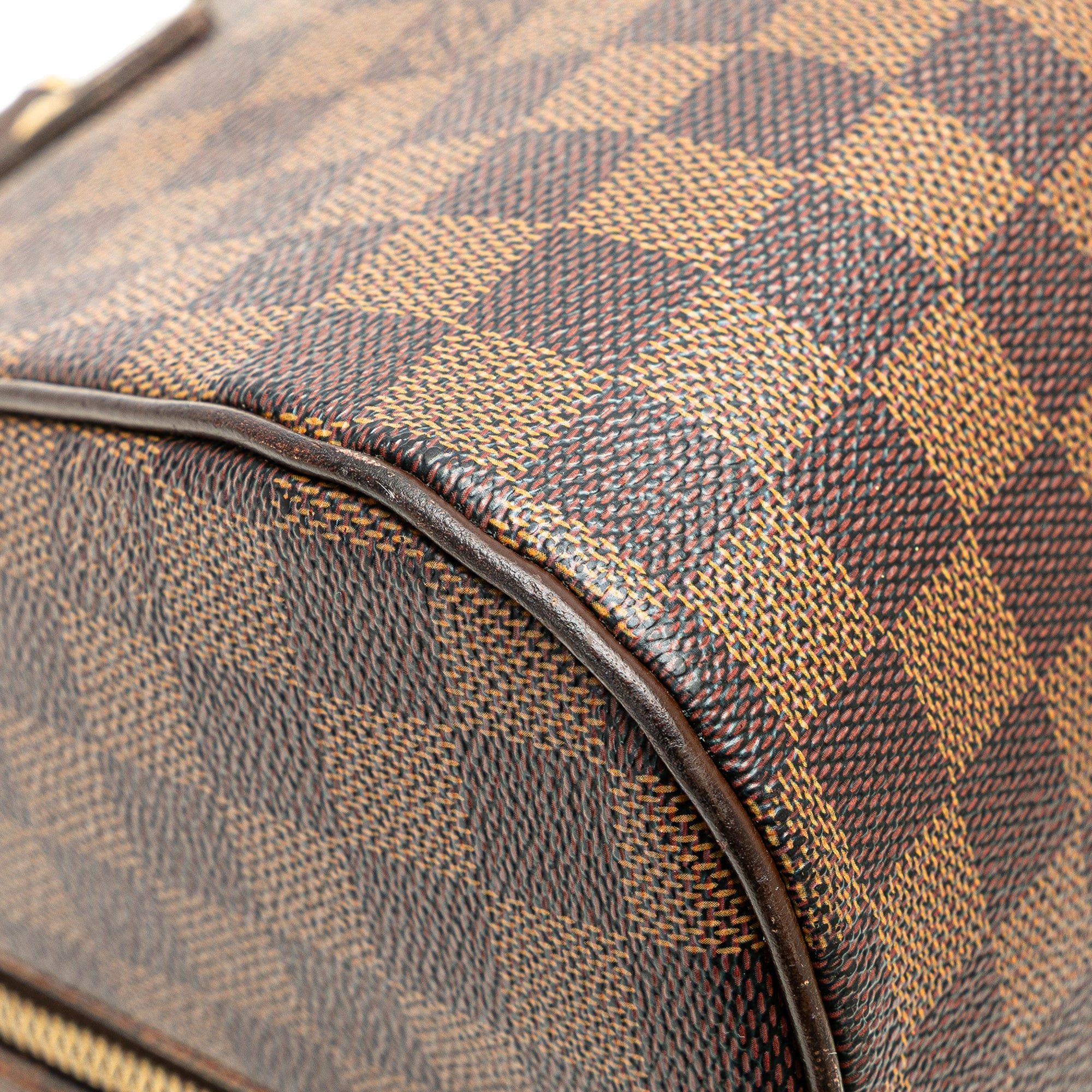 Louis Vuitton Louis Vuitton Damier Ebene Ribera MM Brown Size ONE SIZE - 11 Thumbnail