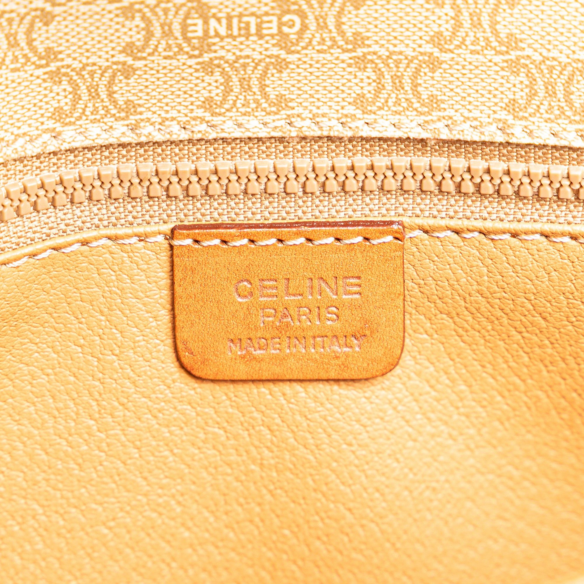 Celine Celine Macadam Coated Canvas Crossbody Brown Size ONE SIZE - 5 Thumbnail