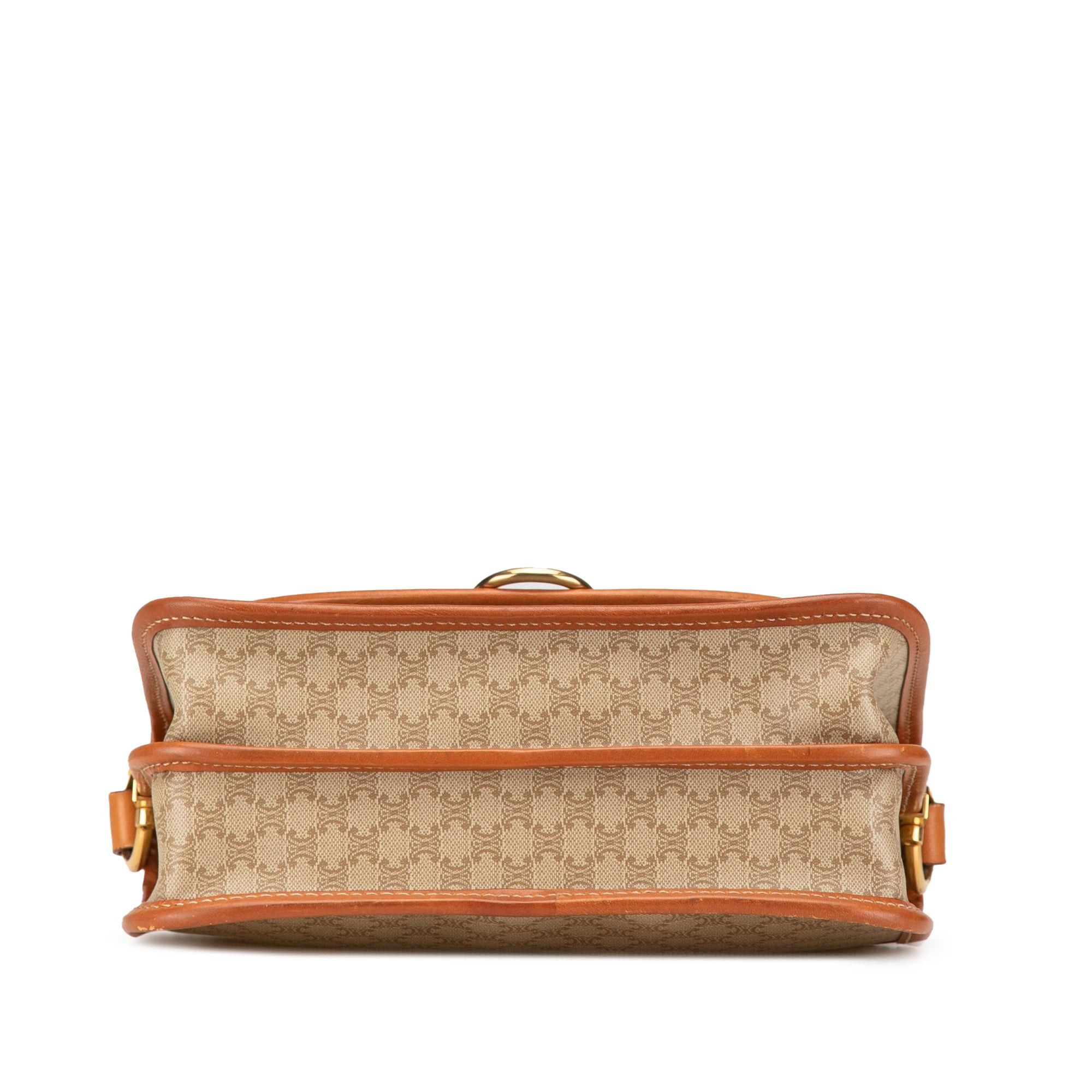 Celine Celine Macadam Coated Canvas Crossbody Brown Size ONE SIZE - 3 Thumbnail