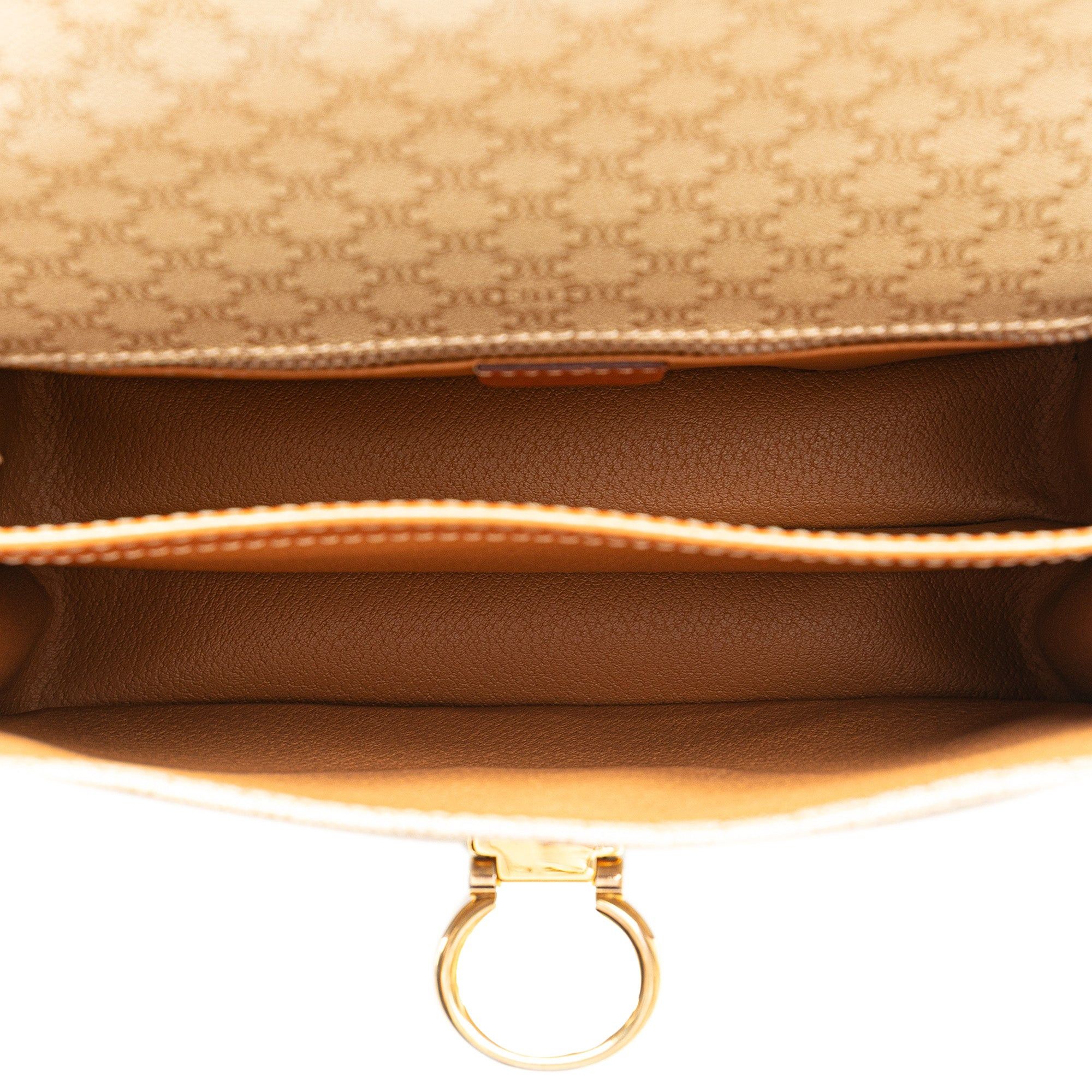 Celine Celine Macadam Coated Canvas Crossbody Brown Size ONE SIZE - 4 Thumbnail