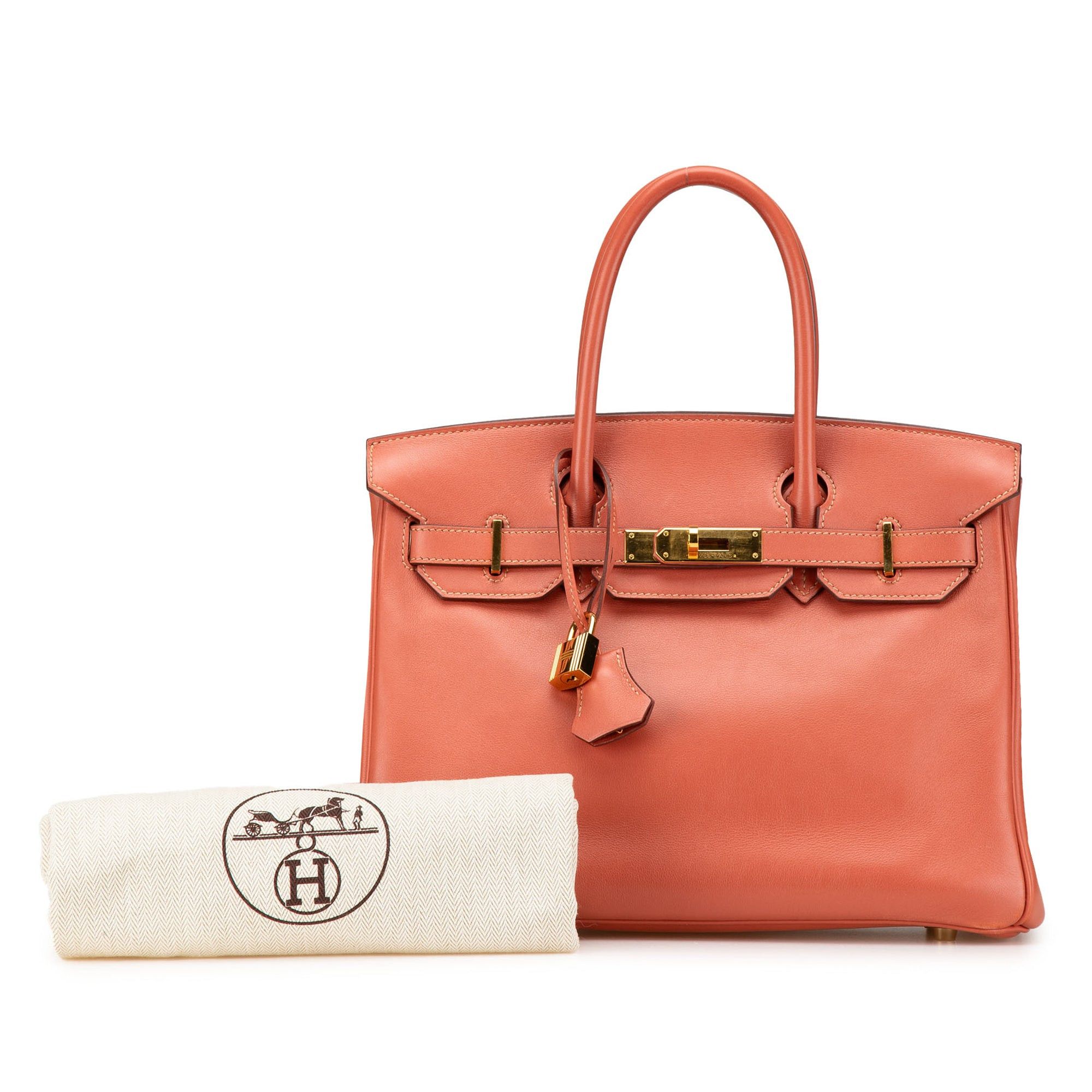 Hermes Hermès Swift Birkin Retourne 30 Orange Size ONE SIZE - 13 Thumbnail