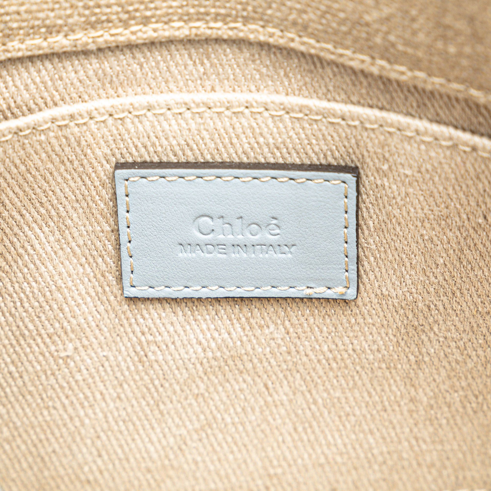 Chloe Chloé Mini Canvas Woody Satchel Brown Size ONE SIZE - 5 Thumbnail