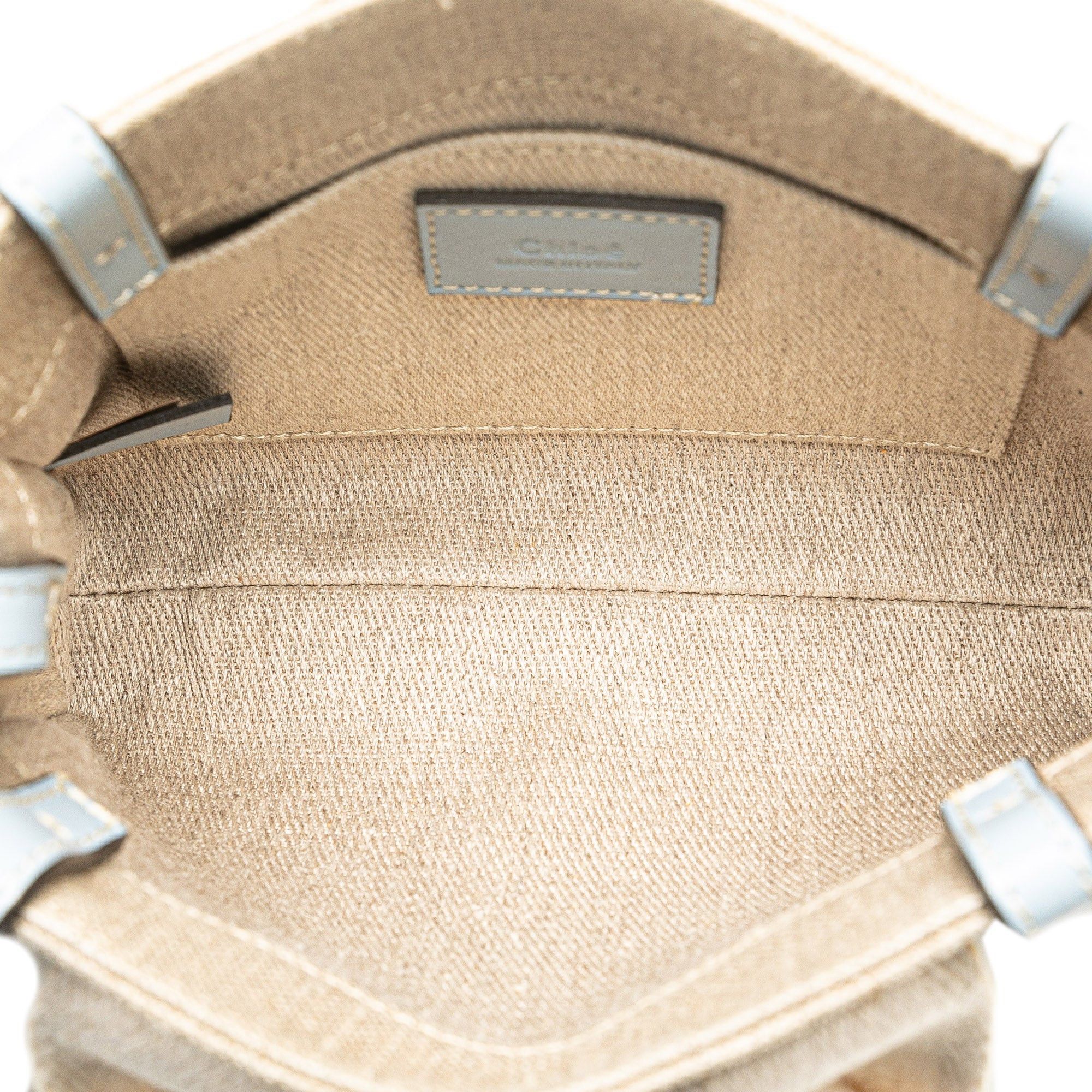 Chloe Chloé Mini Canvas Woody Satchel Brown Size ONE SIZE - 4 Thumbnail