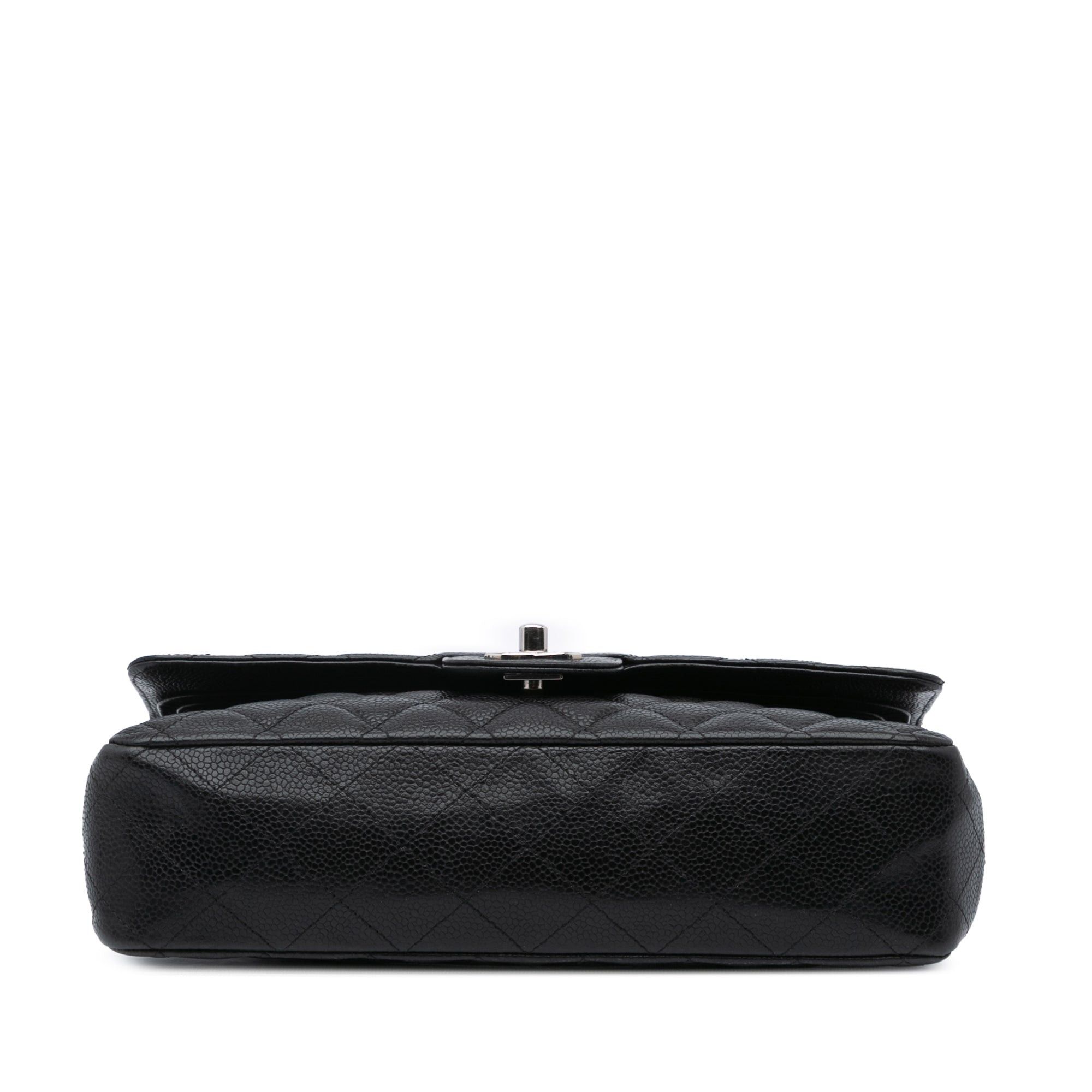 Chanel Chanel Medium Classic Caviar Double Flap Black Size ONE SIZE - 3 Thumbnail