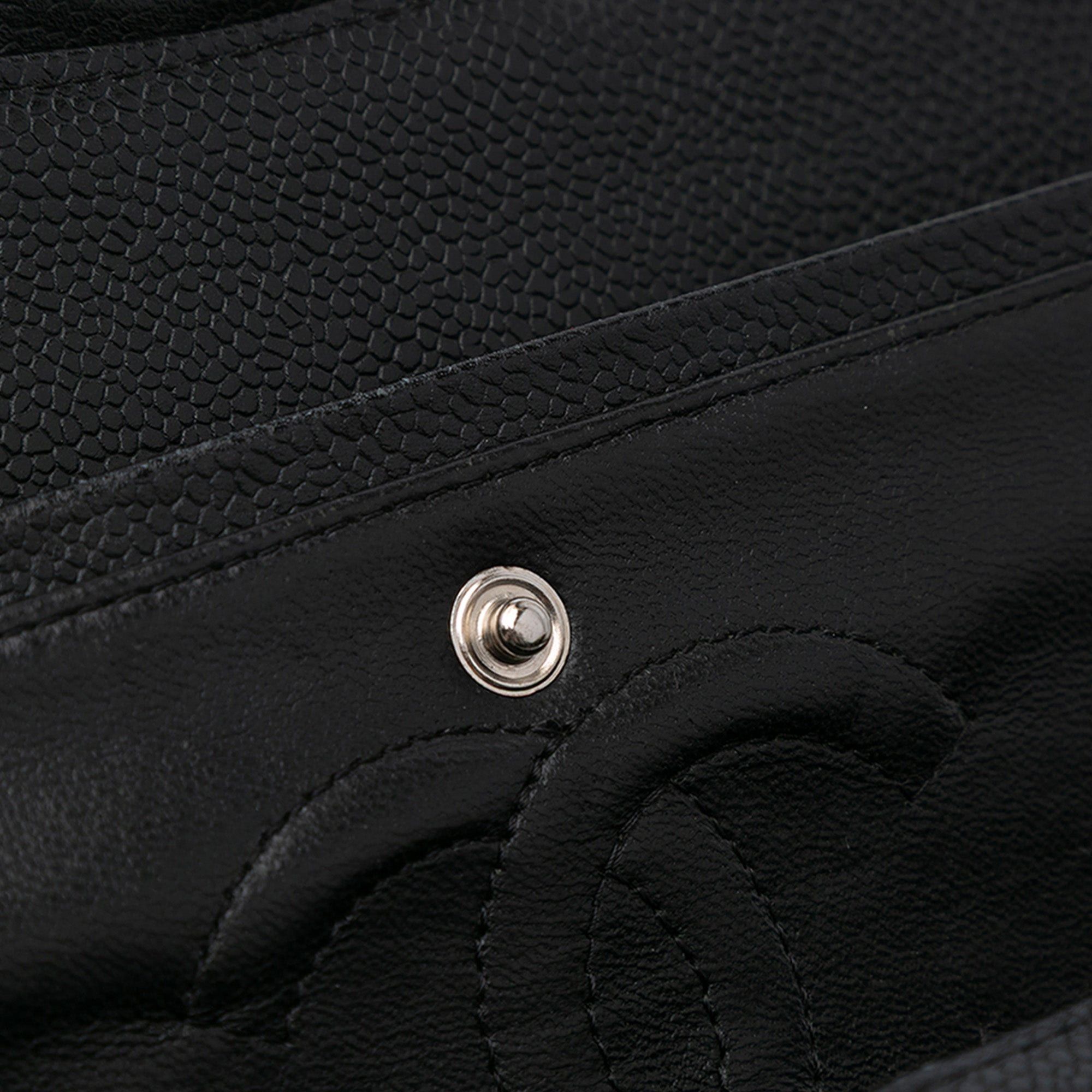 Chanel Chanel Medium Classic Caviar Double Flap Black Size ONE SIZE - 9 Thumbnail