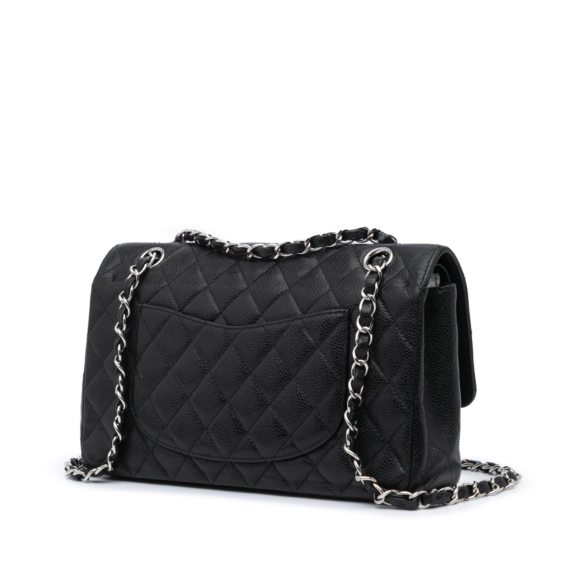 Chanel Chanel Medium Classic Caviar Double Flap Black Size ONE SIZE - 2 Thumbnail