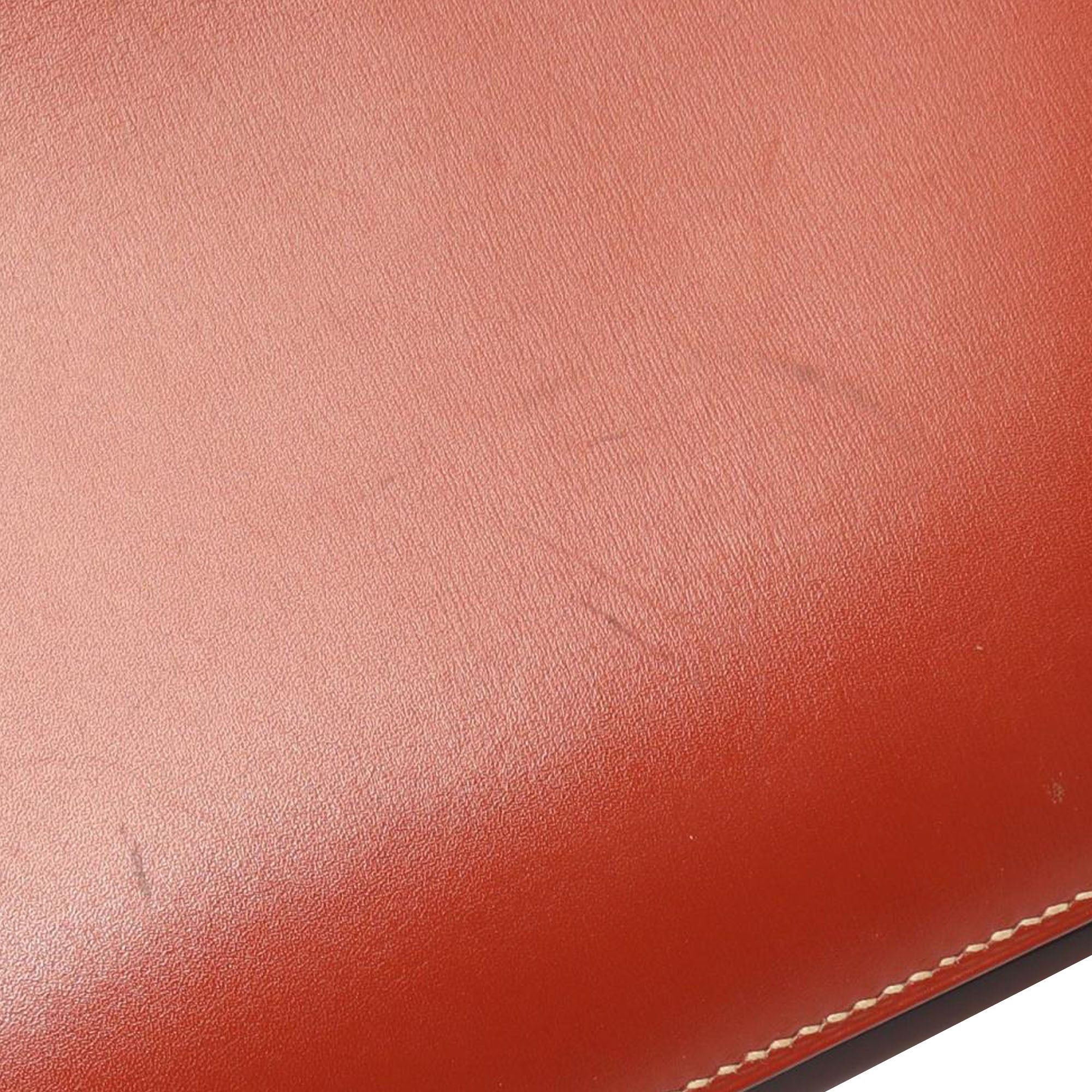 Hermes Hermès Box Calf Lydie Clutch Brown Size ONE SIZE - 10 Thumbnail
