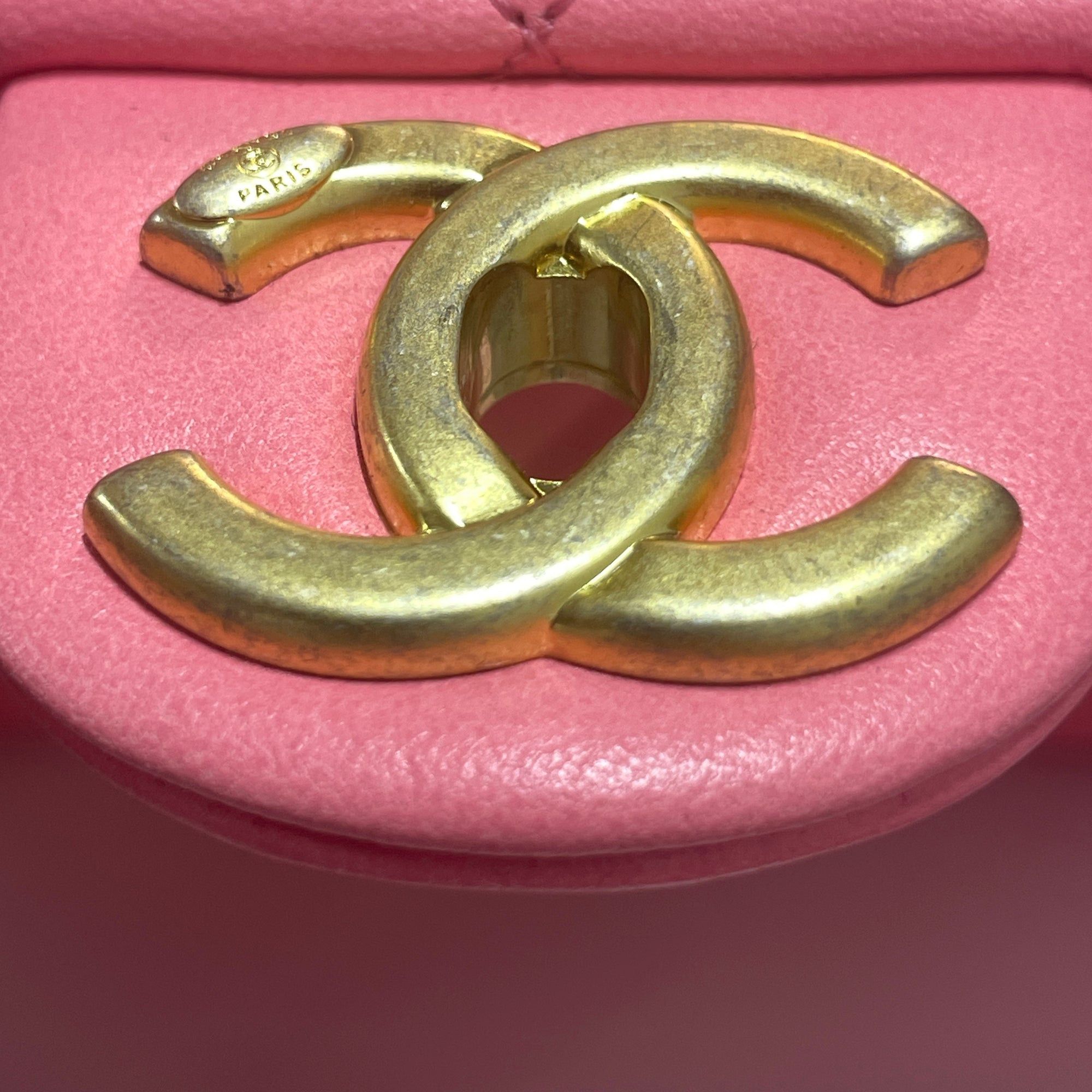 Chanel Chanel Mini Quilted Lambskin Funky Town Flap Pink Size ONE SIZE - 7 Thumbnail