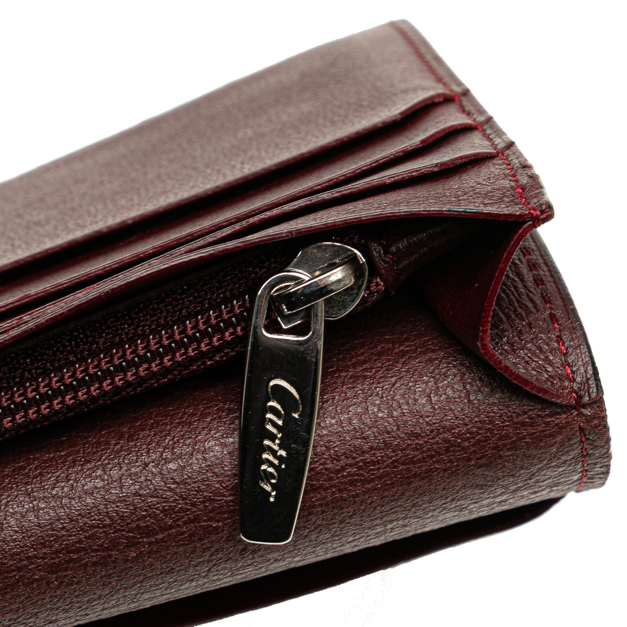 Cartier Cartier Leather Must De Cartier Long Wallet Black Size ONE SIZE - 8 Thumbnail