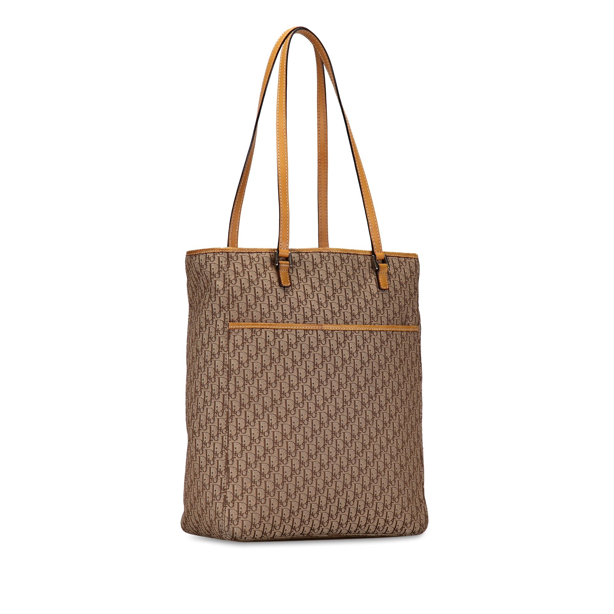 Dior Dior Diorissimo Canvas Tote Brown Size ONE SIZE - 2 Thumbnail