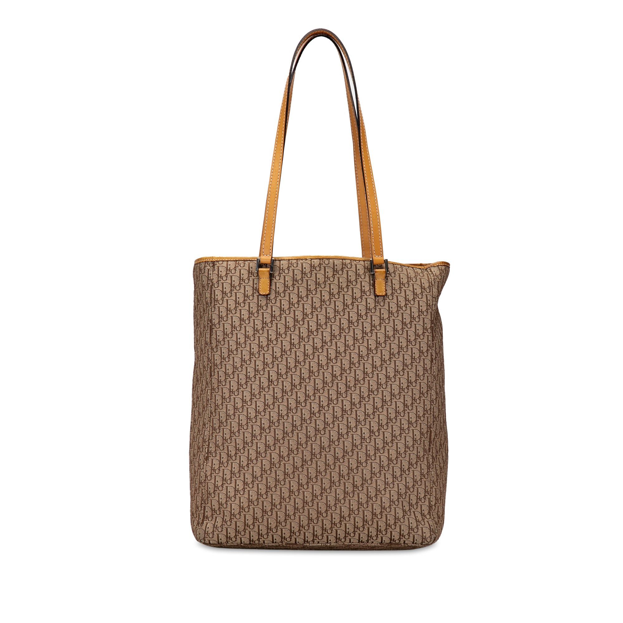Dior Dior Diorissimo Canvas Tote Brown Size ONE SIZE - 3 Thumbnail
