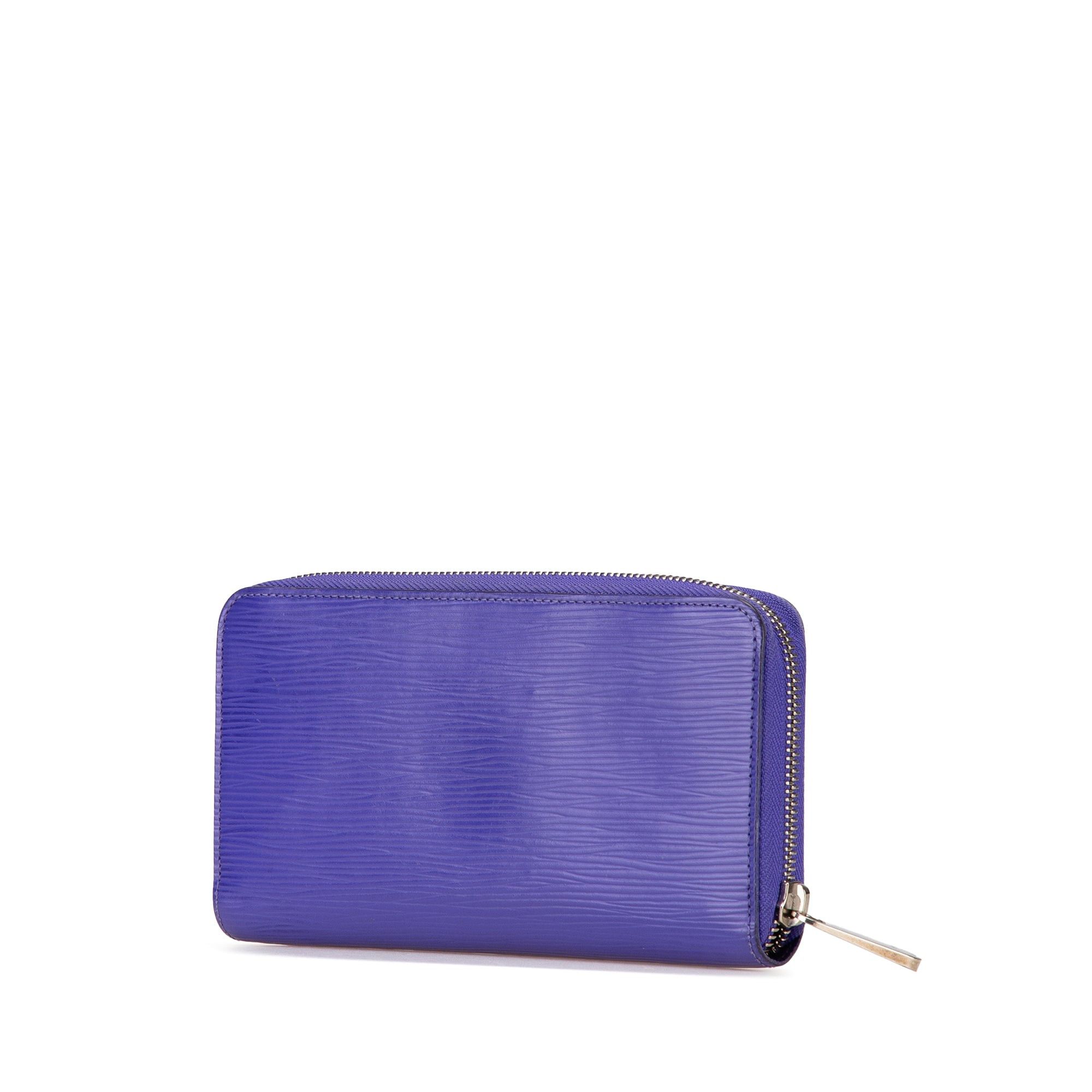 Louis Vuitton Louis Vuitton Epi Zippy Long Wallet Purple Size ONE SIZE - 2 Thumbnail